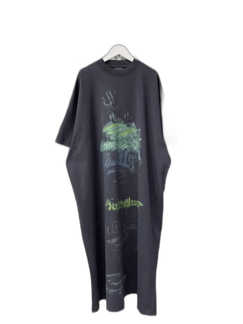 Balenciaga Balenciaga Graffiti Dress in Size S-2505 Size 35" - 1 Thumbnail