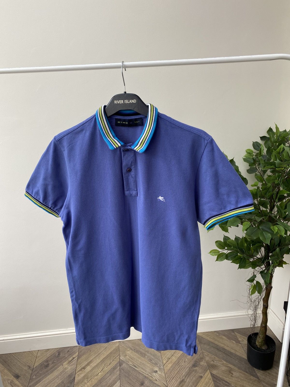 Designer × Etro × Vintage Vintage Etro Luxury Polo T-Shirt Size US S / EU 44-46 / 1 - 3 Thumbnail
