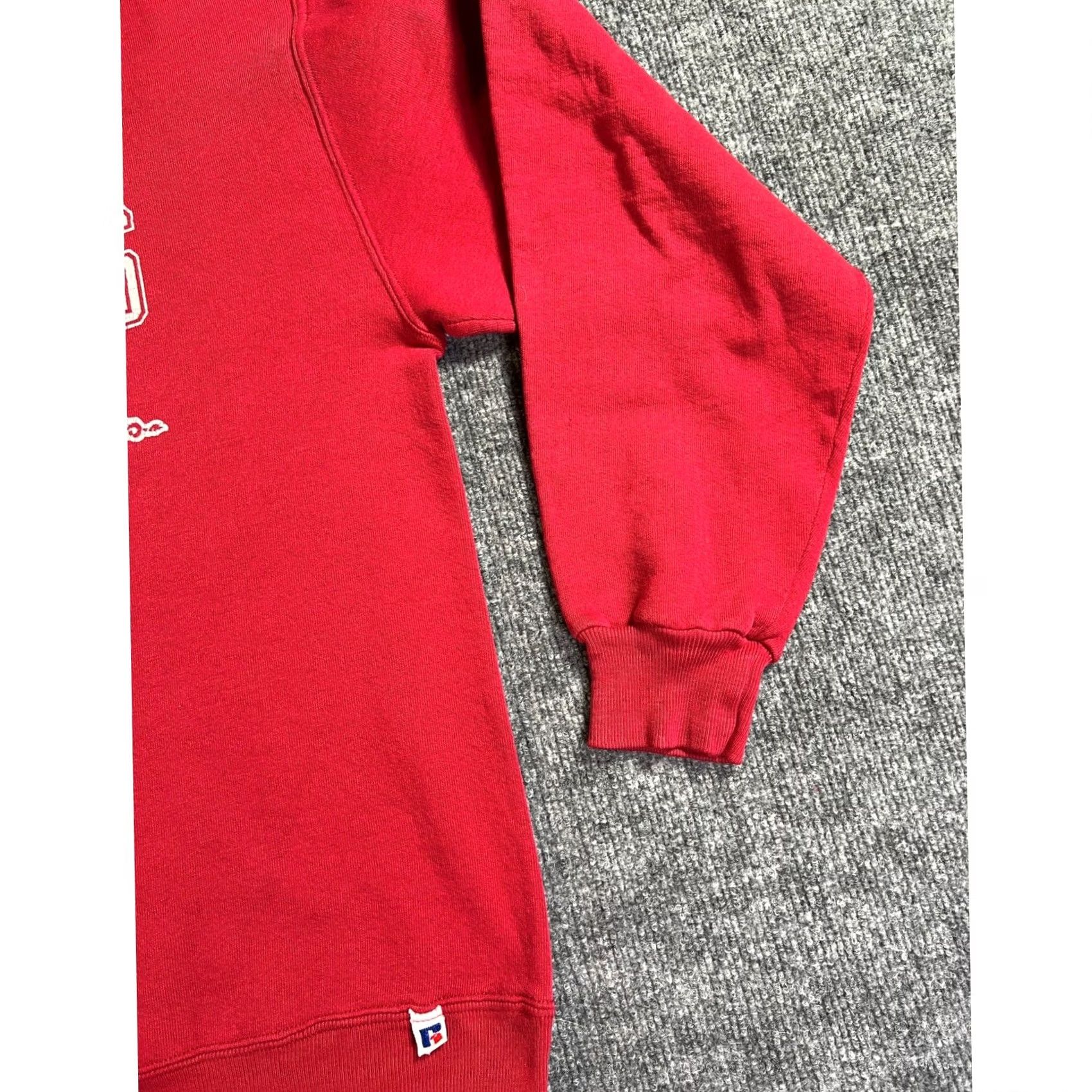 Russell Athletic VINTAGE Russell Athletic Arkansas Razorbacks Sweatshirt Mens L Red 90s University Graphic Print Crew Neck Pullover Oversized Block Logo Size US L / EU 52-54 / 3 - 6 Thumbnail