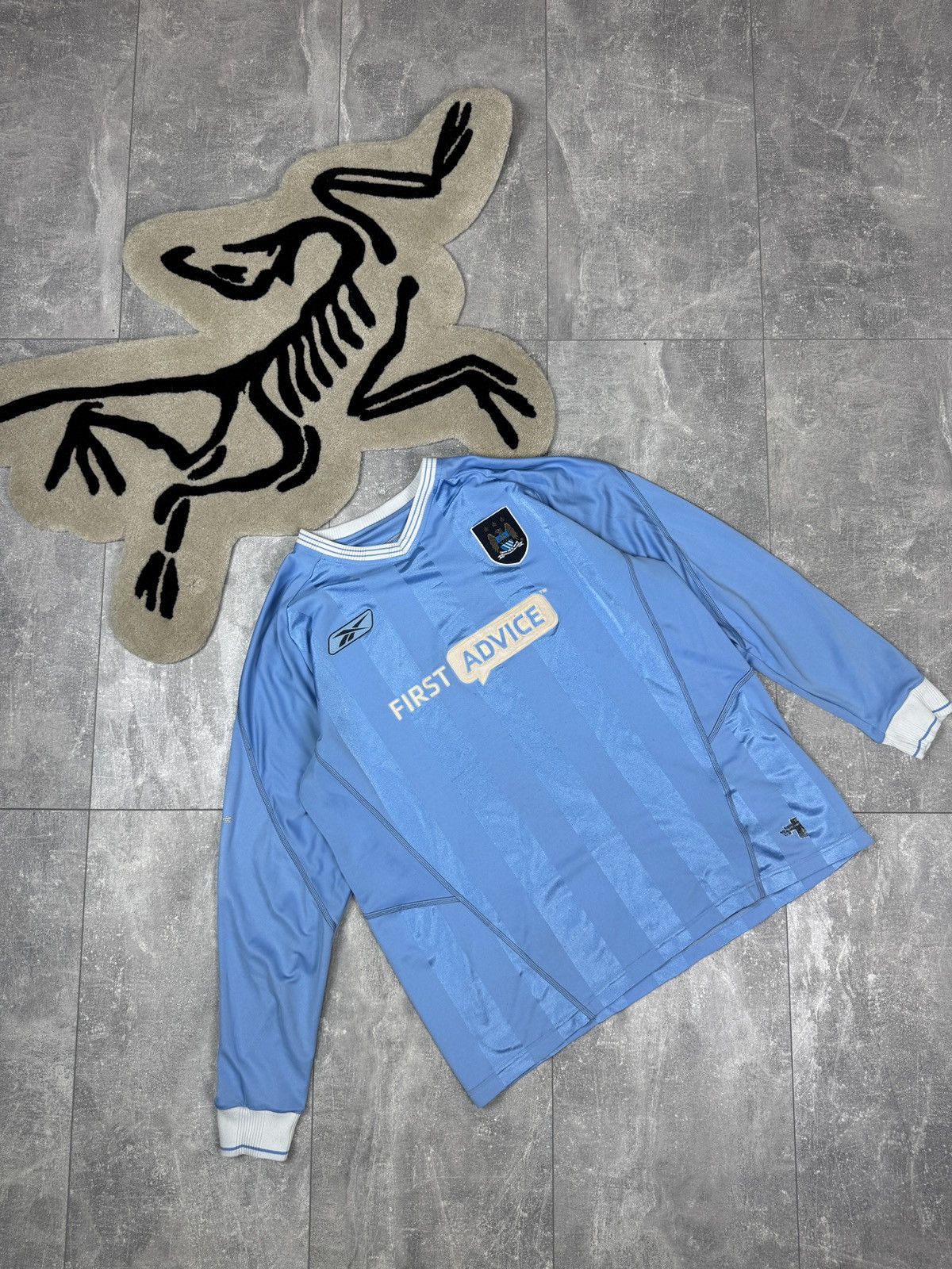 Reebok × Vintage Mens Vintage Reebok Manchester City T-shirt soccer jersey Size US M / EU 48-50 / 2 - 1 Thumbnail