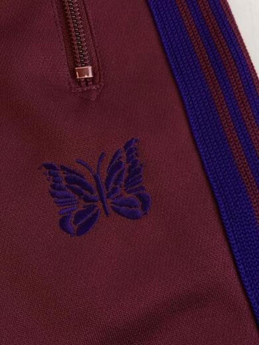 Needles Needles Track Pants Polyester Bordeaux Size US 28 / EU 44 - 7 Thumbnail