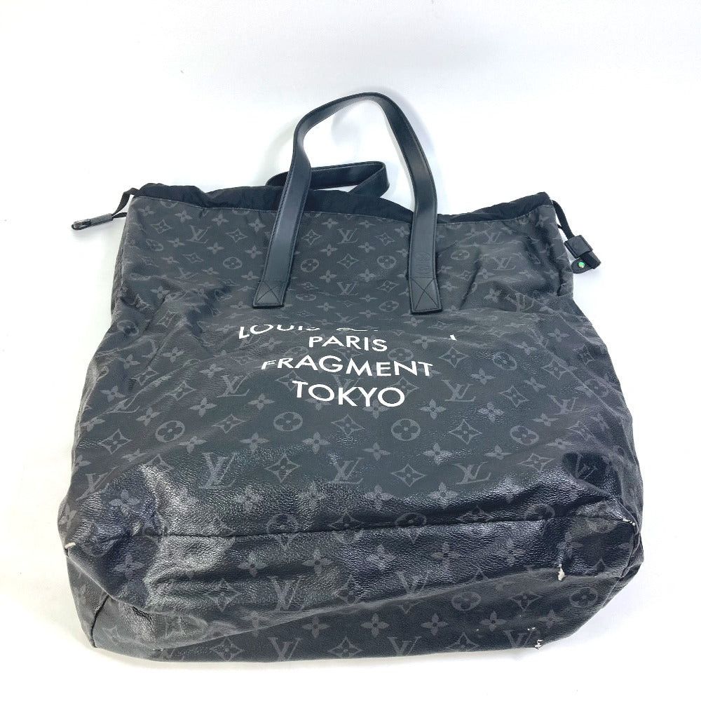 Louis Vuitton Louis Vuitton M43417 Monogram Eclipse Hiroshi Fujiwara Fragment Caballite Briefcase Shoulder Bag Shawl Tote Canvas Men Black Size ONE SIZE - 1 Thumbnail