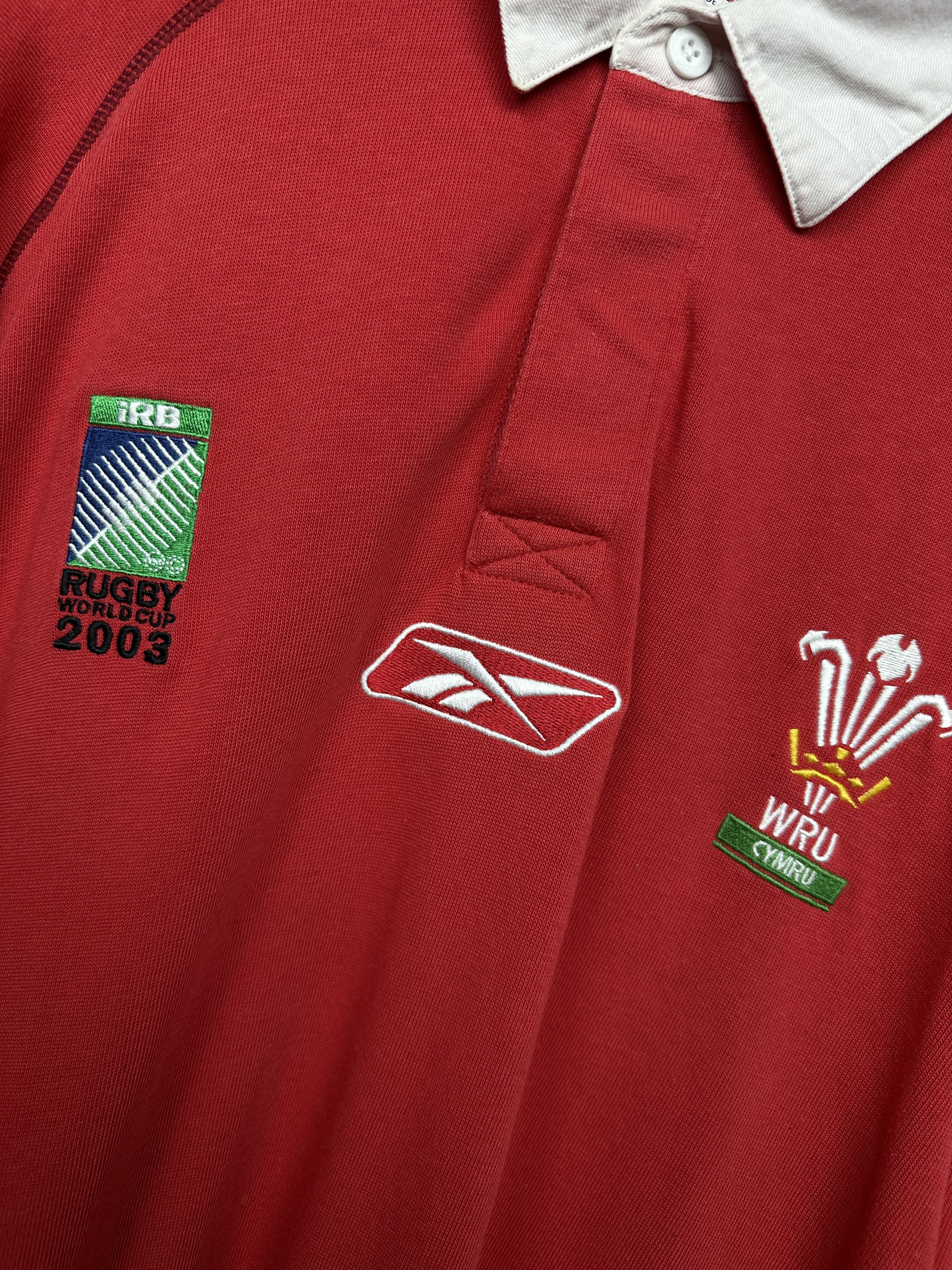 Reebok Reebok WRU Wales Rugby Union 2003 World Cup Size US XXL / EU 58 / 5 - 3 Thumbnail