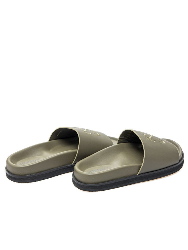 Off-White o1in1s1024 Q:1 / Pool Time Sliders in Military Green Size US 9 / EU 42 - 4 Thumbnail