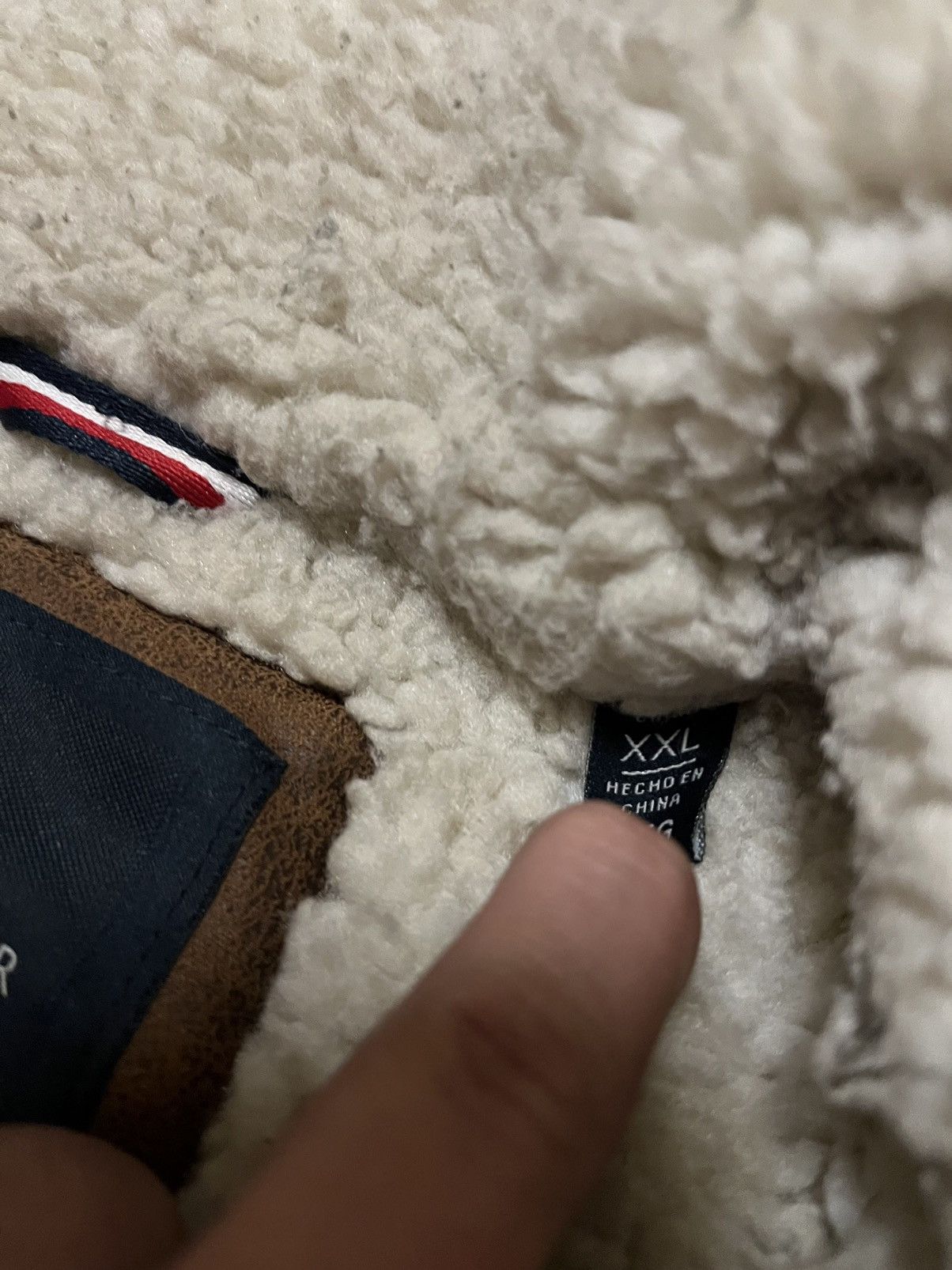 Tommy Hilfiger Tommy Hilfiger Men's Shearling Aviator Jacket size 2XL Size US XXL / EU 58 / 5 - 4 Thumbnail