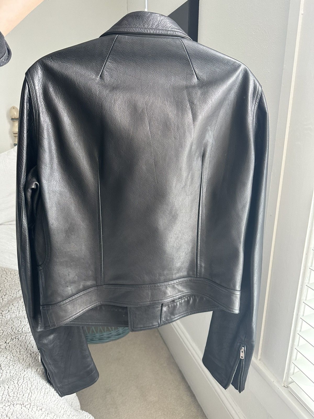 Rick Owens SS18 DIRT CROPPED STOOGES LEATHER JACKET Size US M / EU 48-50 / 2 - 2 Thumbnail