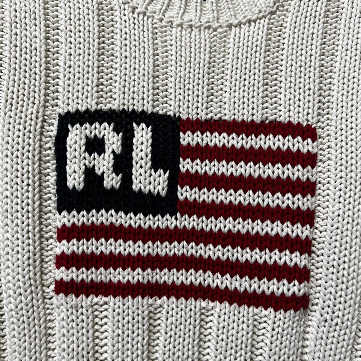 Polo Ralph Lauren 🇺🇸 Polo Ralph Lauren US Flag Sweater Vintage y2k woman’s Size M / US 6-8 / IT 42-44 - 6 Thumbnail