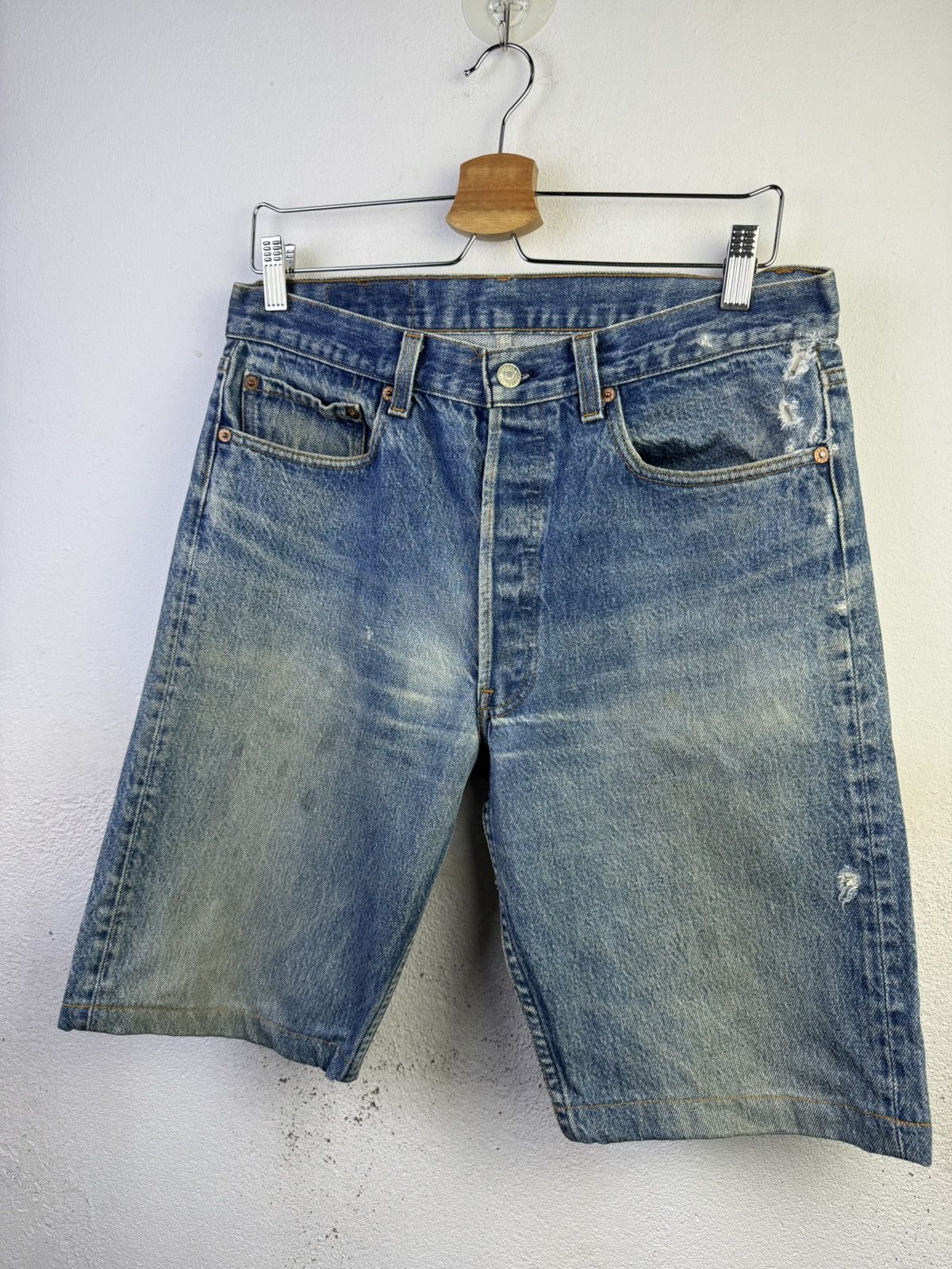Levi's Vintage Levis Denim Short Pants Size US 32 / EU 48 - 2 Thumbnail