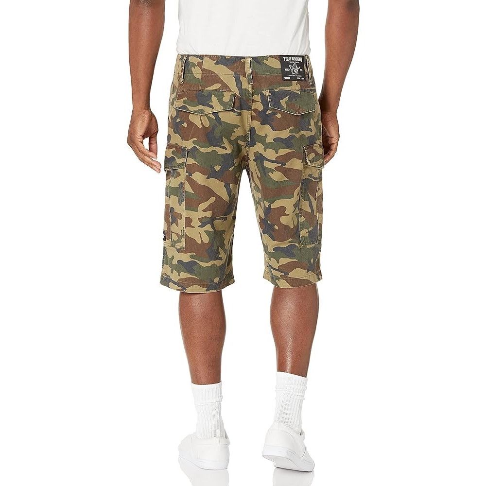 True Religion True Religion Camo Cargo Shorts Camouflage Pockets Zip Y2K Size US 38 / EU 54 - 2 Thumbnail