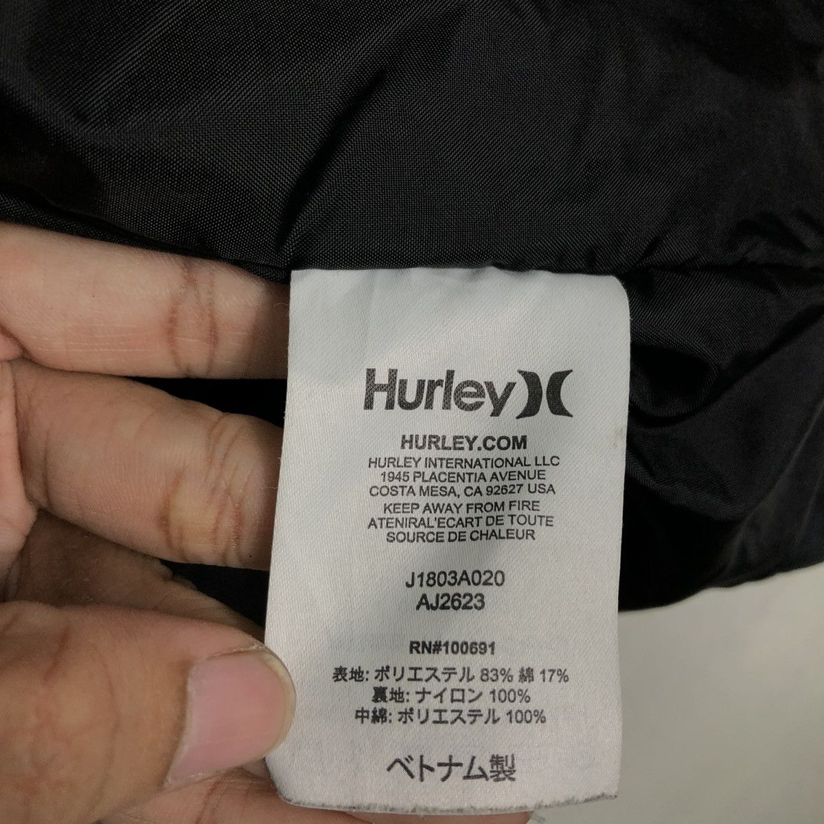 Hurley 🔥VINTAGE HUNTING JACKET ICONIC BLACK SURVIVAL HURLEY CARGO Size US M / EU 48-50 / 2 - 24 Thumbnail