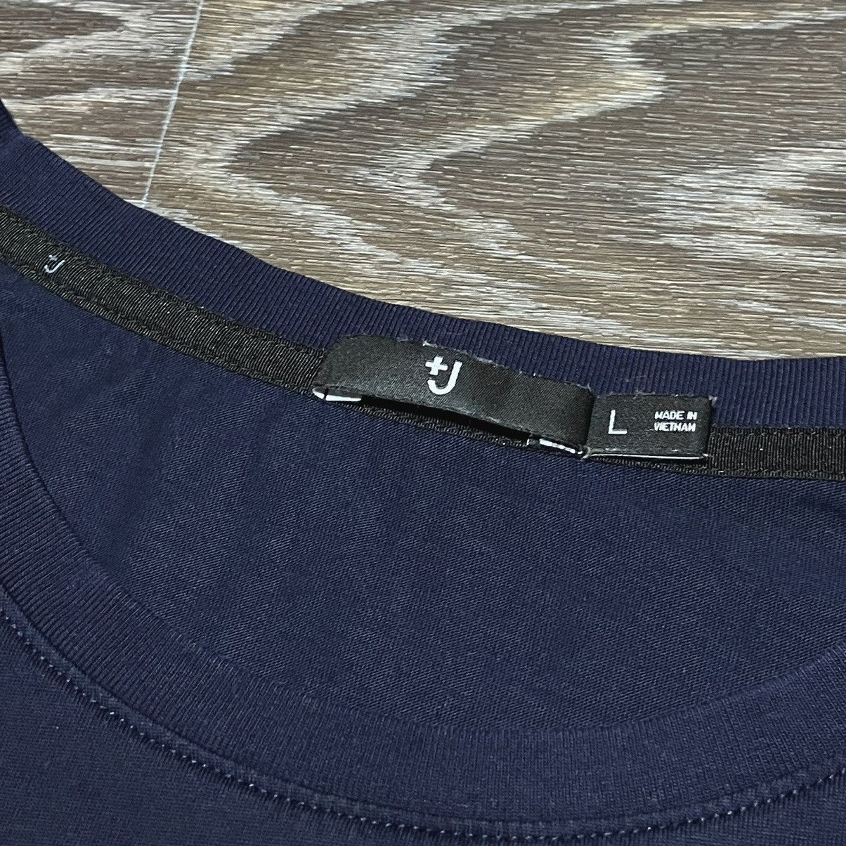 Jil Sander × Uniqlo UNIQLO +J Supima Cotton Relaxed Crewneck T-shirt Navy Size US L / EU 52-54 / 3 - 4 Thumbnail