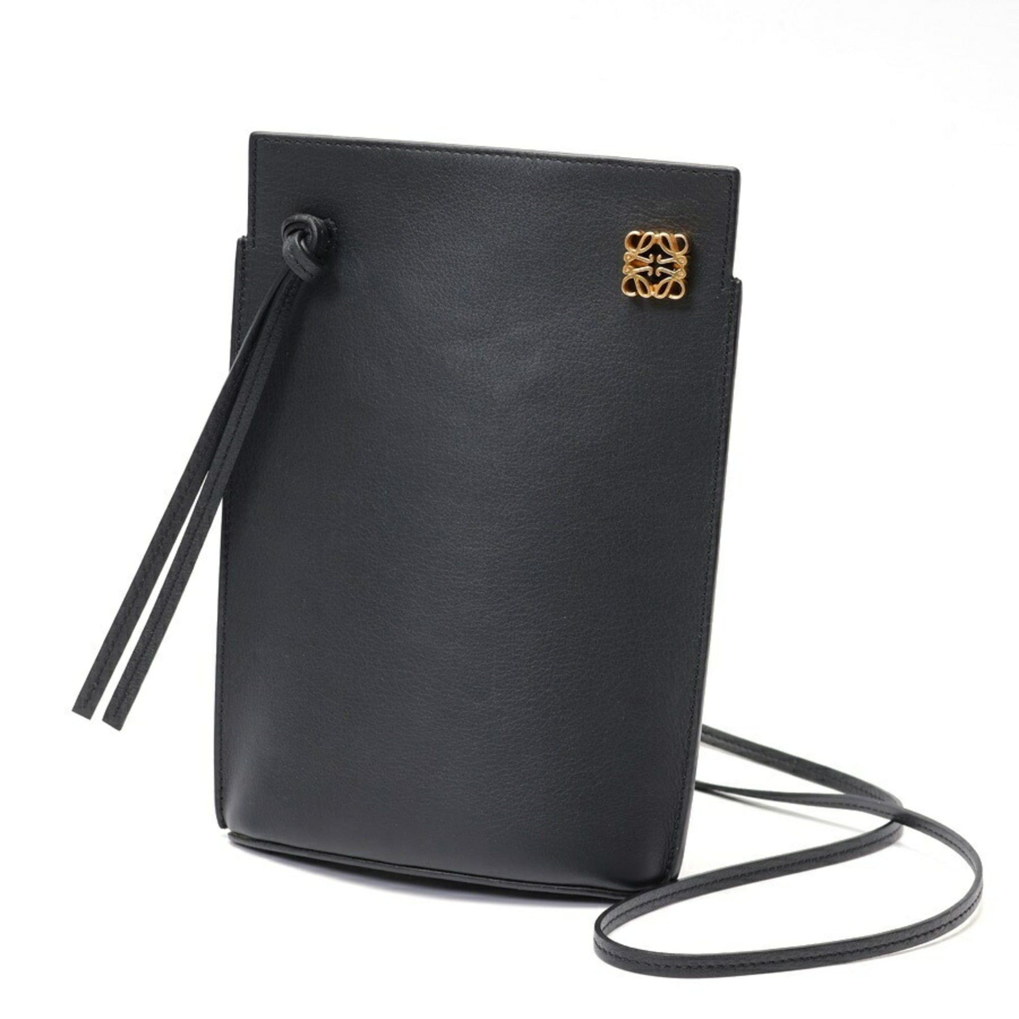 Loewe Loewe Dice Pocket Shoulder Pouch C630R12X01 Classic Calf Black Size ONE SIZE - 1 Thumbnail