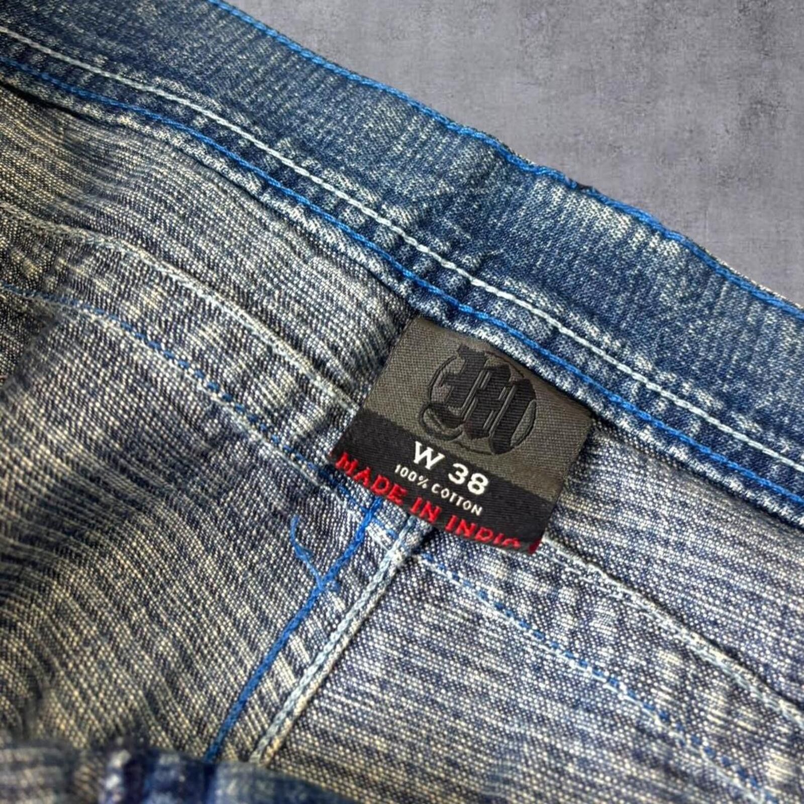 Southpole Makaveli 2000s Y2K Baggy Wide Leg Skater Jorts Size US 38 / EU 54 - 8 Thumbnail