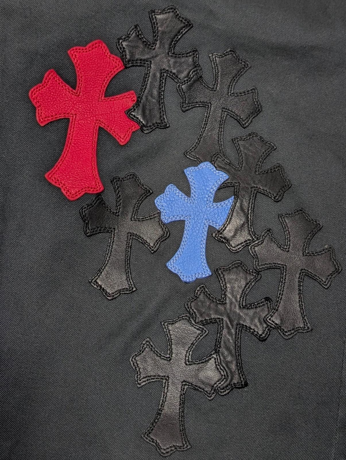 Chrome Hearts Spider Man Cross Patch Chino Pants Red & Blue Size US 34 / EU 50 - 4 Thumbnail