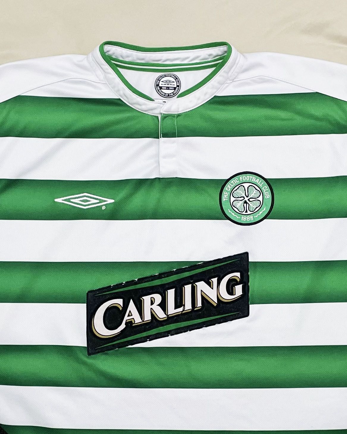 Umbro Celtic FC Home Kit 2003 2004 Size US L / EU 52-54 / 3 - 3 Thumbnail