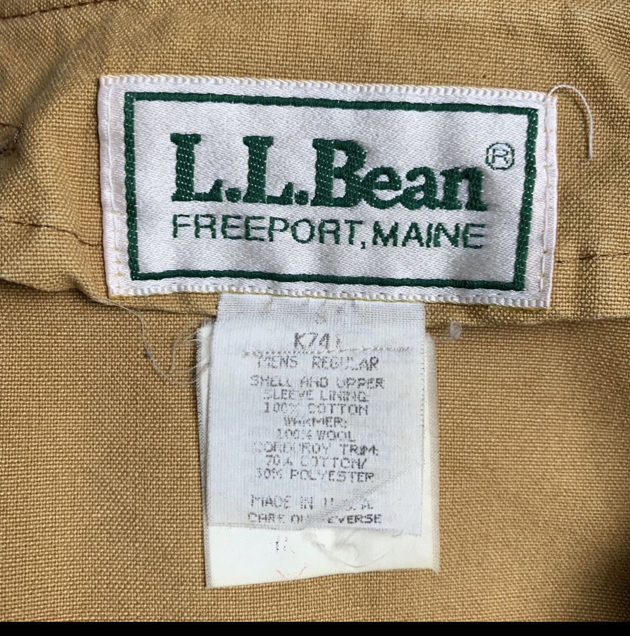 L.L. Bean × Vintage Vintage 80s LL Bean Chore Men’s Jacket Size S Size US S / EU 44-46 / 1 - 9 Thumbnail