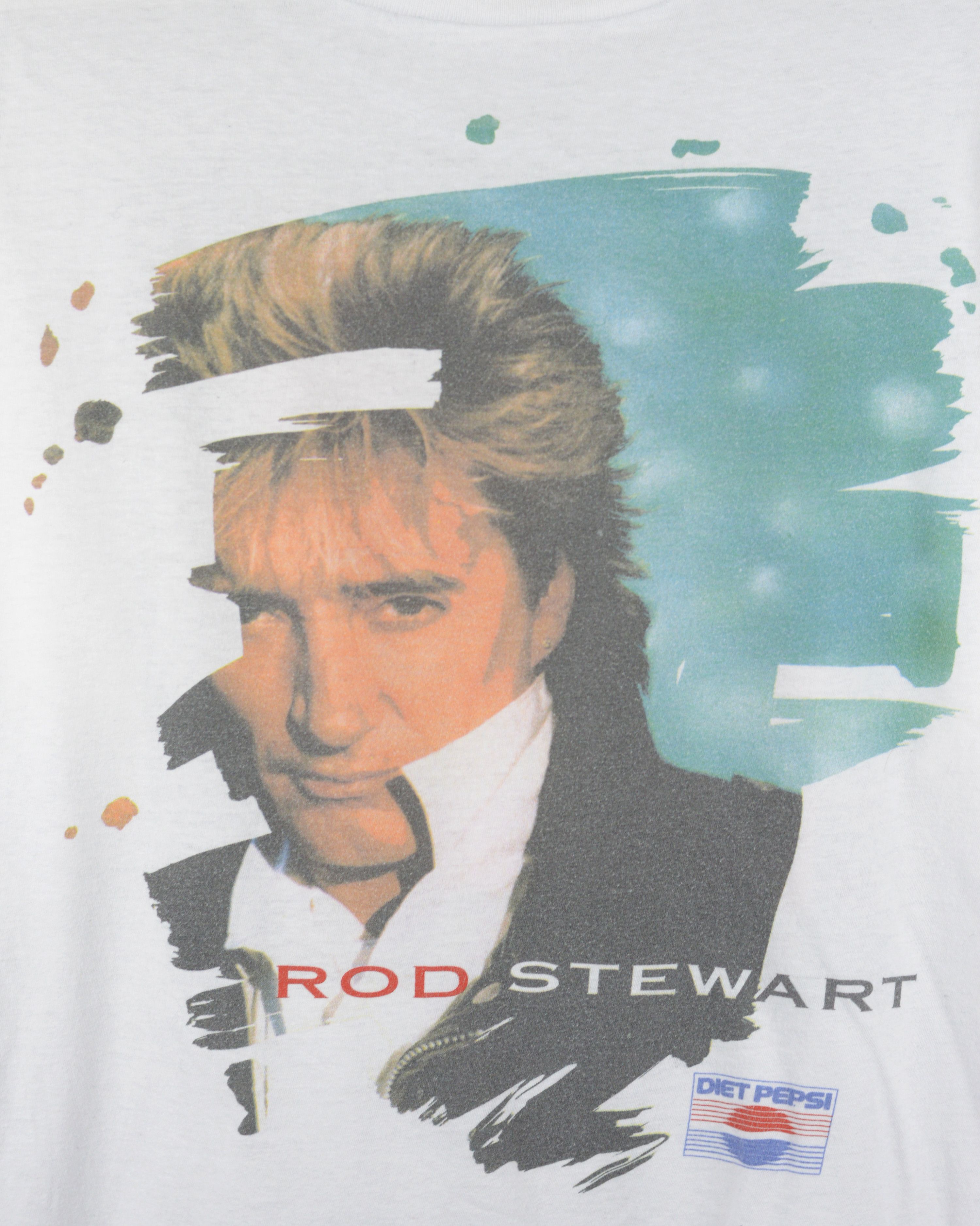 Vintage Vintage Rod Stewart Vagabond Tour 1991 t shirt Size US L / EU 52-54 / 3 - 3 Thumbnail