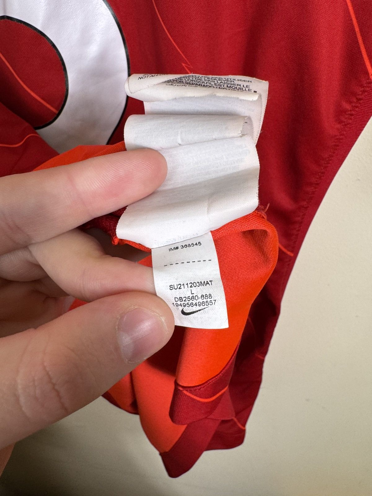 Nike Nike Liverpool Jersey 2021-22 #6 Thiago Home Kit Soccer L Size US L / EU 52-54 / 3 - 18 Thumbnail