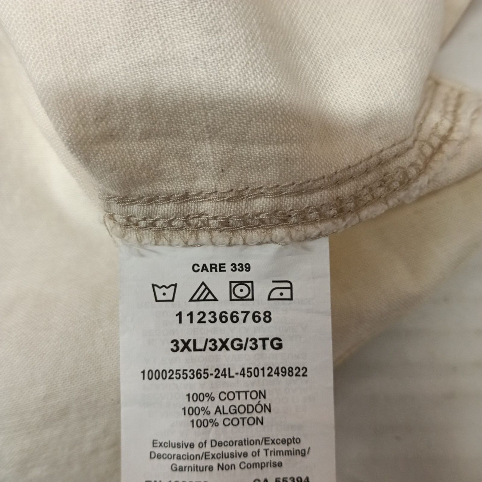 Wrangler Wrangler Snap Woven Shirt Men's 3XL Cowboy Wash Beige LS Size US XXL / EU 58 / 5 - 7 Thumbnail