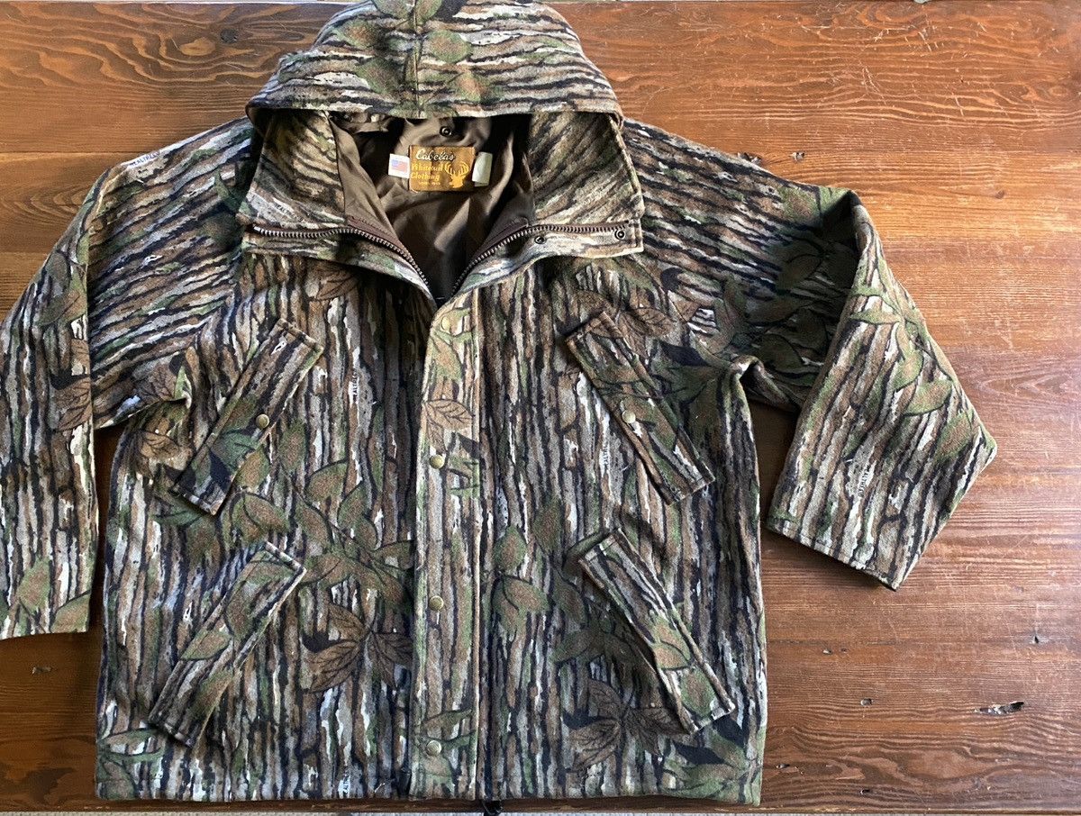 Vintage Vintage 80’s Cabela’s Wool Goretex Realtree Camo Jacket Grailed
