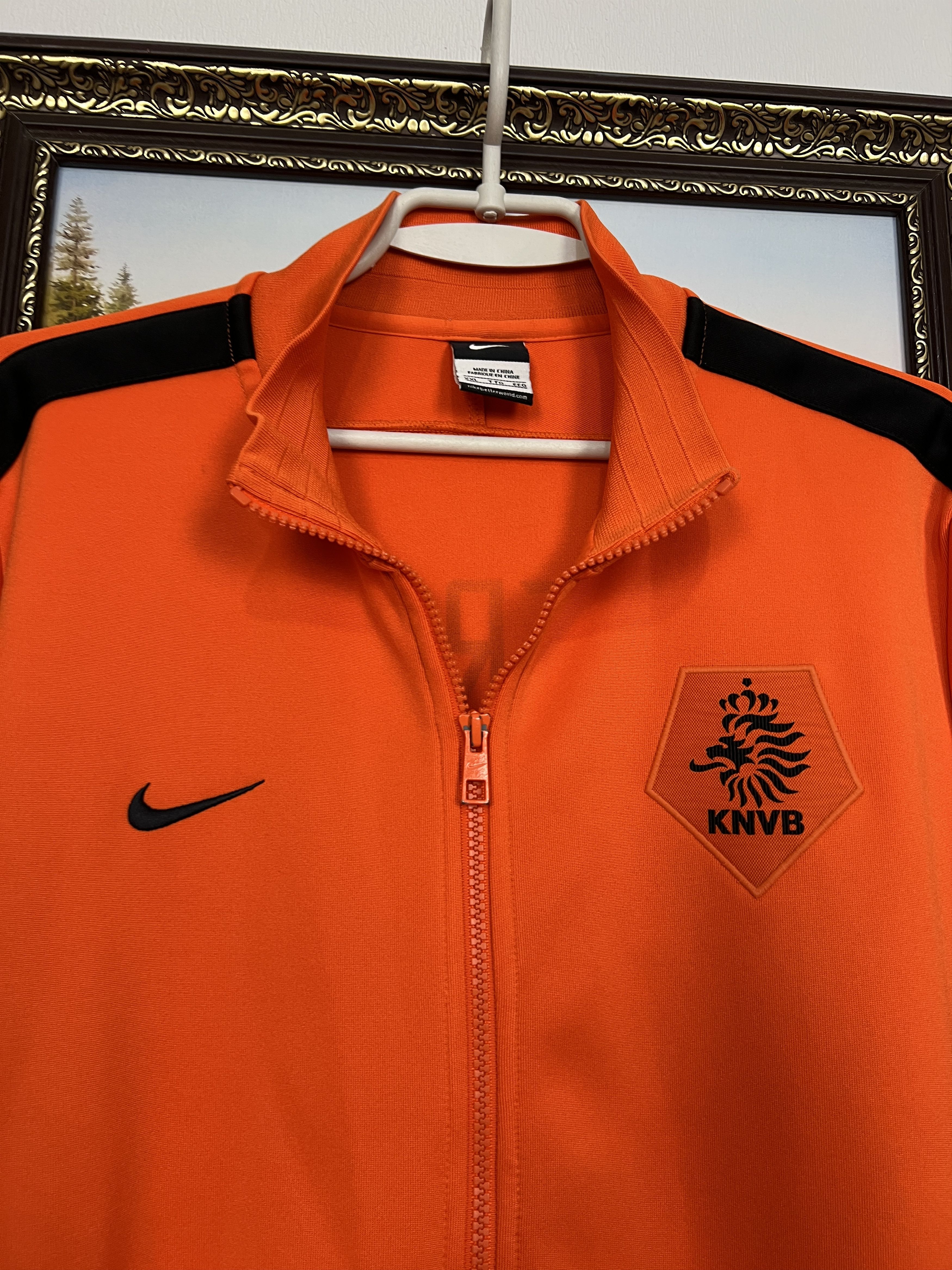 Nike Vintage Football Holland Jacket Soccer Track Top Netherlands Size US XXL / EU 58 / 5 - 3 Thumbnail