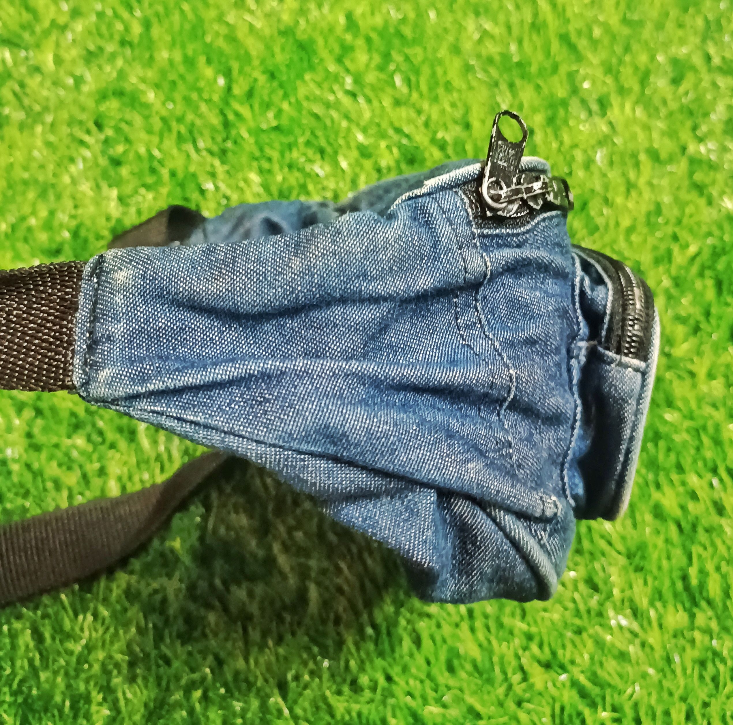 Marlboro Classics × Vintage MARLBORO VINTAGE 90'S THREE STAR DENIM WAISTBAG POUCHBAG Size ONE SIZE - 9 Thumbnail