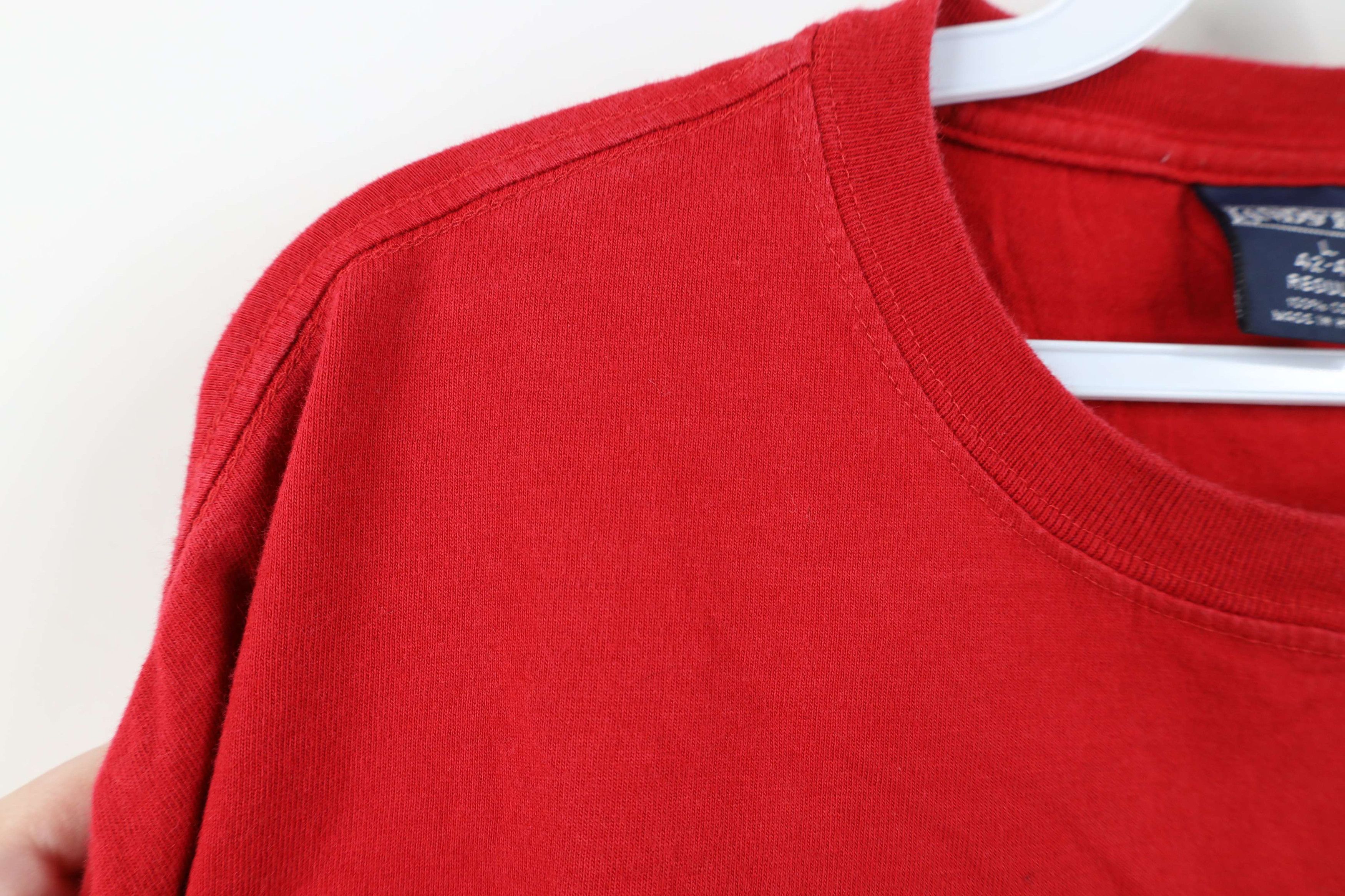Lands' End Vintage 90s Lands End The People US Constitution T-Shirt Red Size US L / EU 52-54 / 3 - 7 Thumbnail