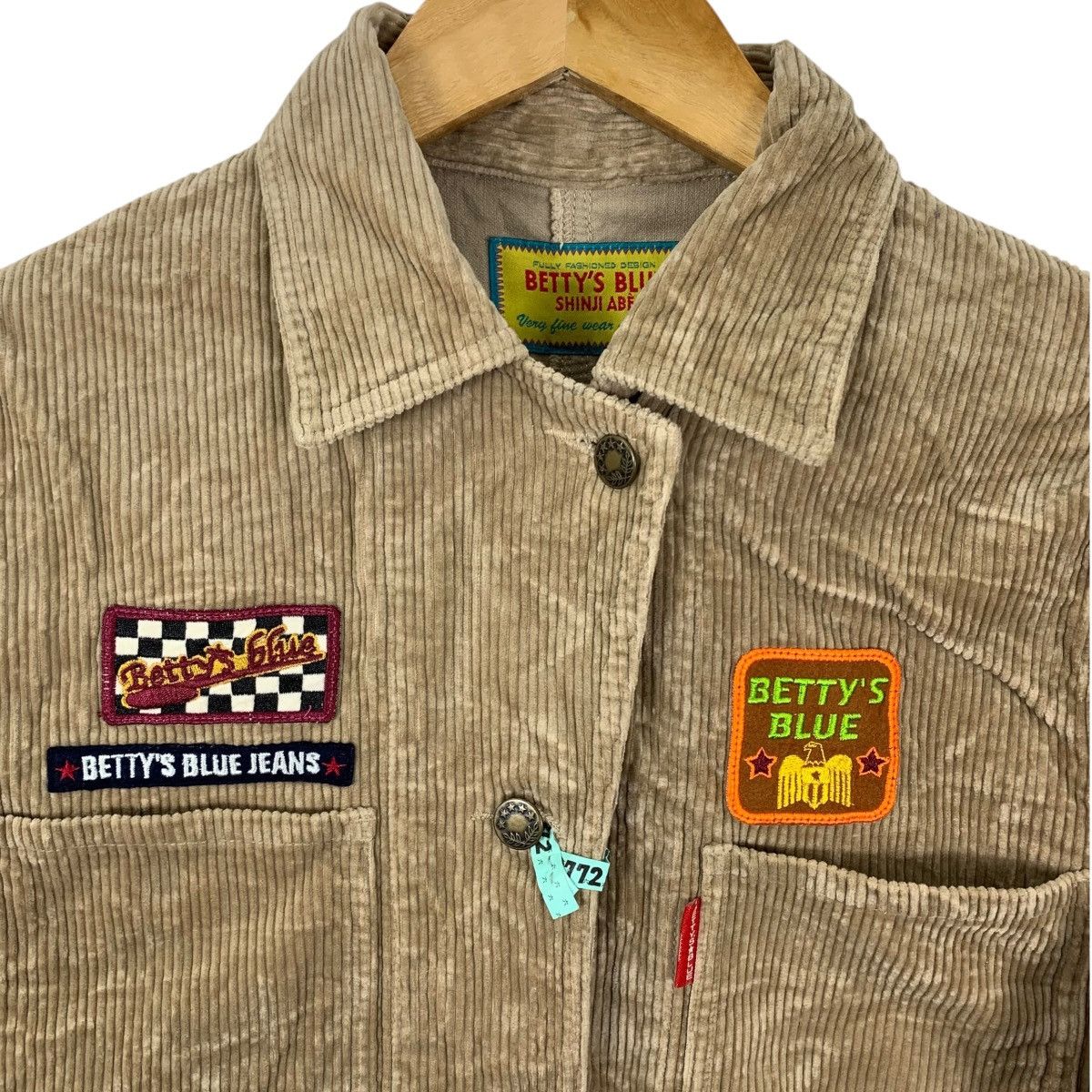 Japanese Brand BETTY’S BLUE Shinji Abe Japanese Brand Corduroy Coat Jacket Size US S / EU 44-46 / 1 - 3 Thumbnail
