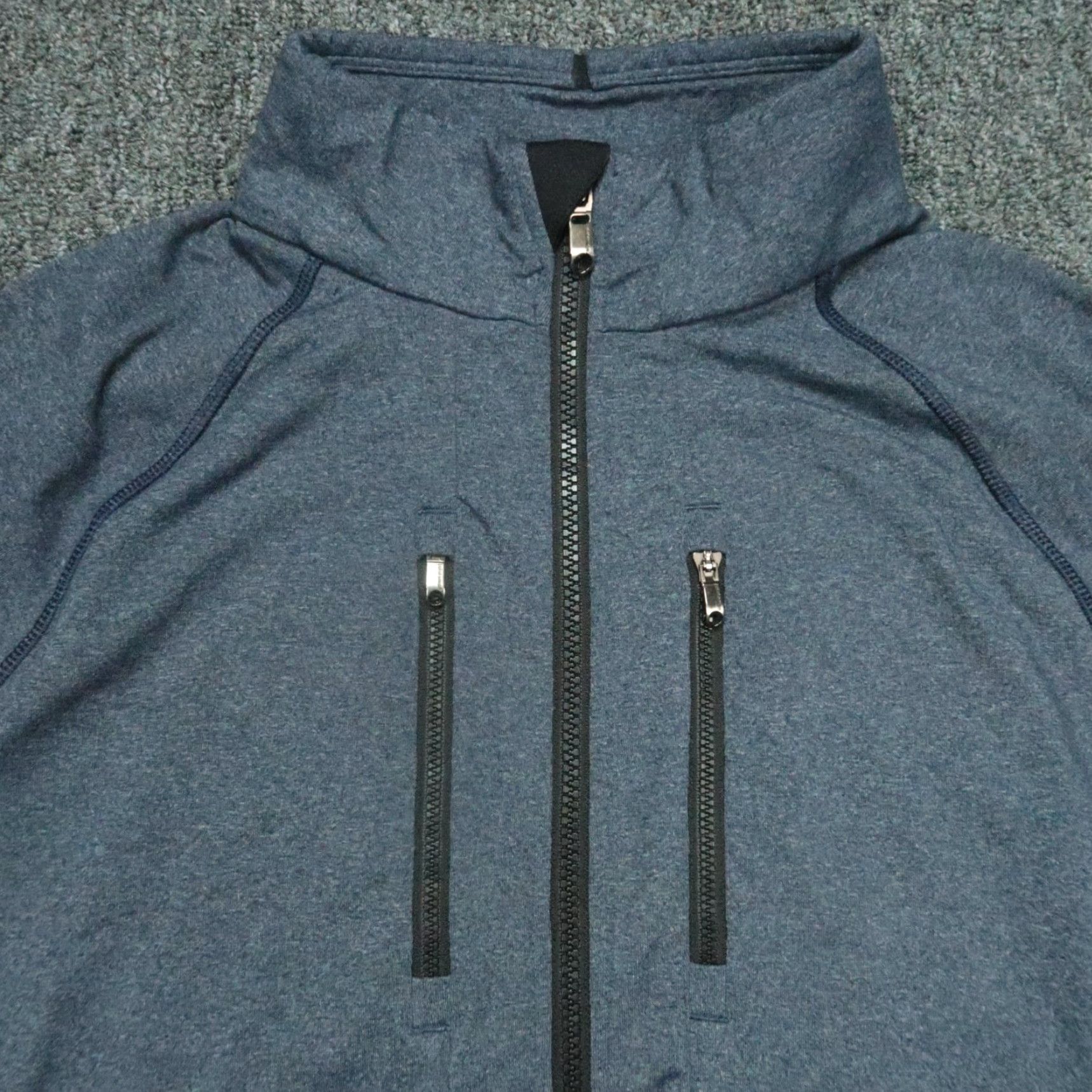 Lululemon Lululemon Jacket Mens Large Blue Shift Full Zip Pockets Long Sleeve Athletic Size US L / EU 52-54 / 3 - 2 Thumbnail