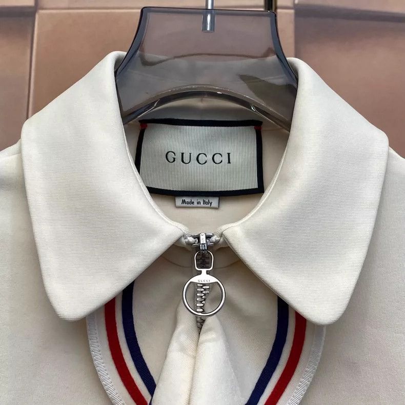 Gucci Gucci Red and blue striped ruffled dress 2504-Nextarrow Size S / US 4 / IT 40 - 3 Thumbnail