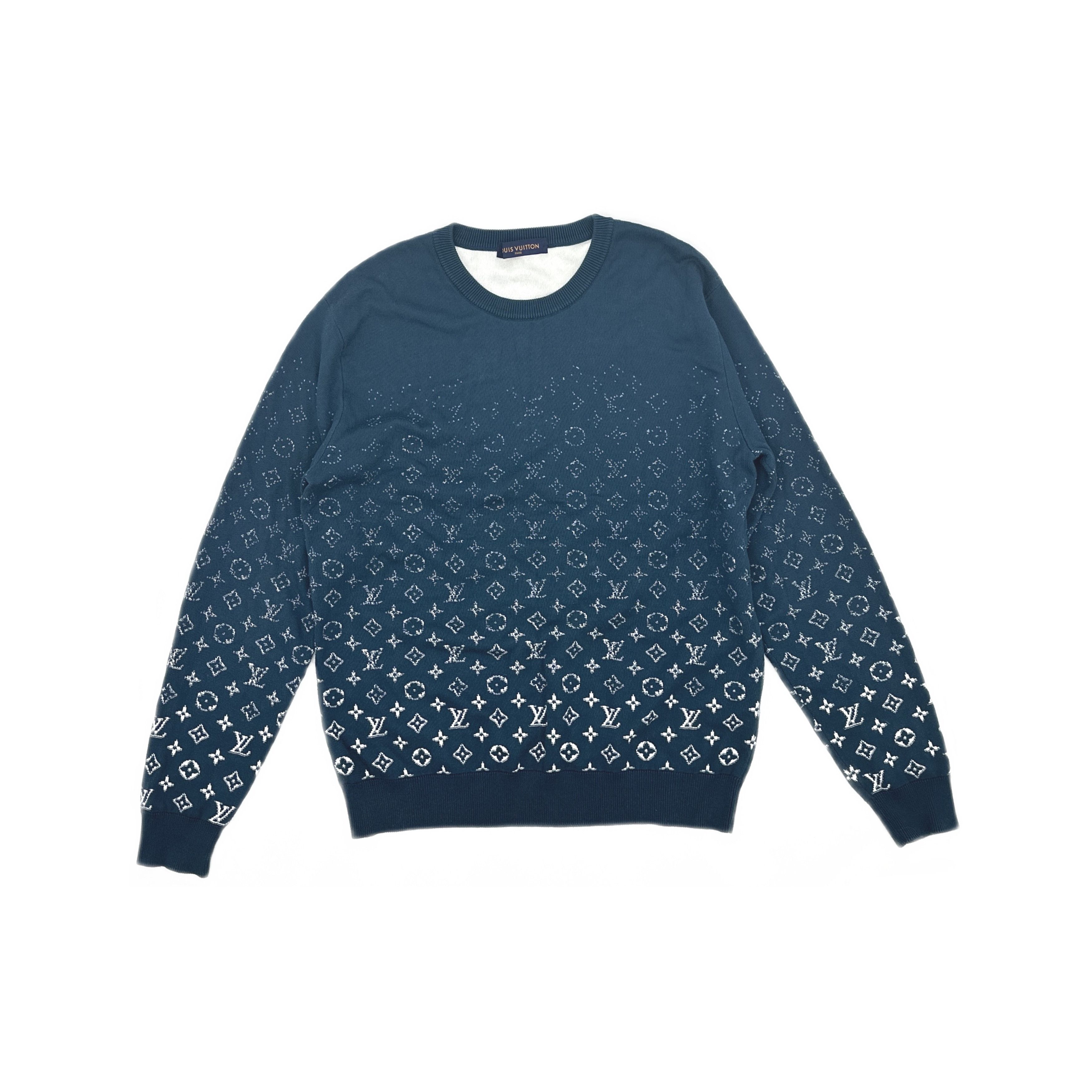 Louis Vuitton Louis Vuitton Monogram Gradient Sweater Size XL Size US XL / EU 56 / 4 - 1 Thumbnail