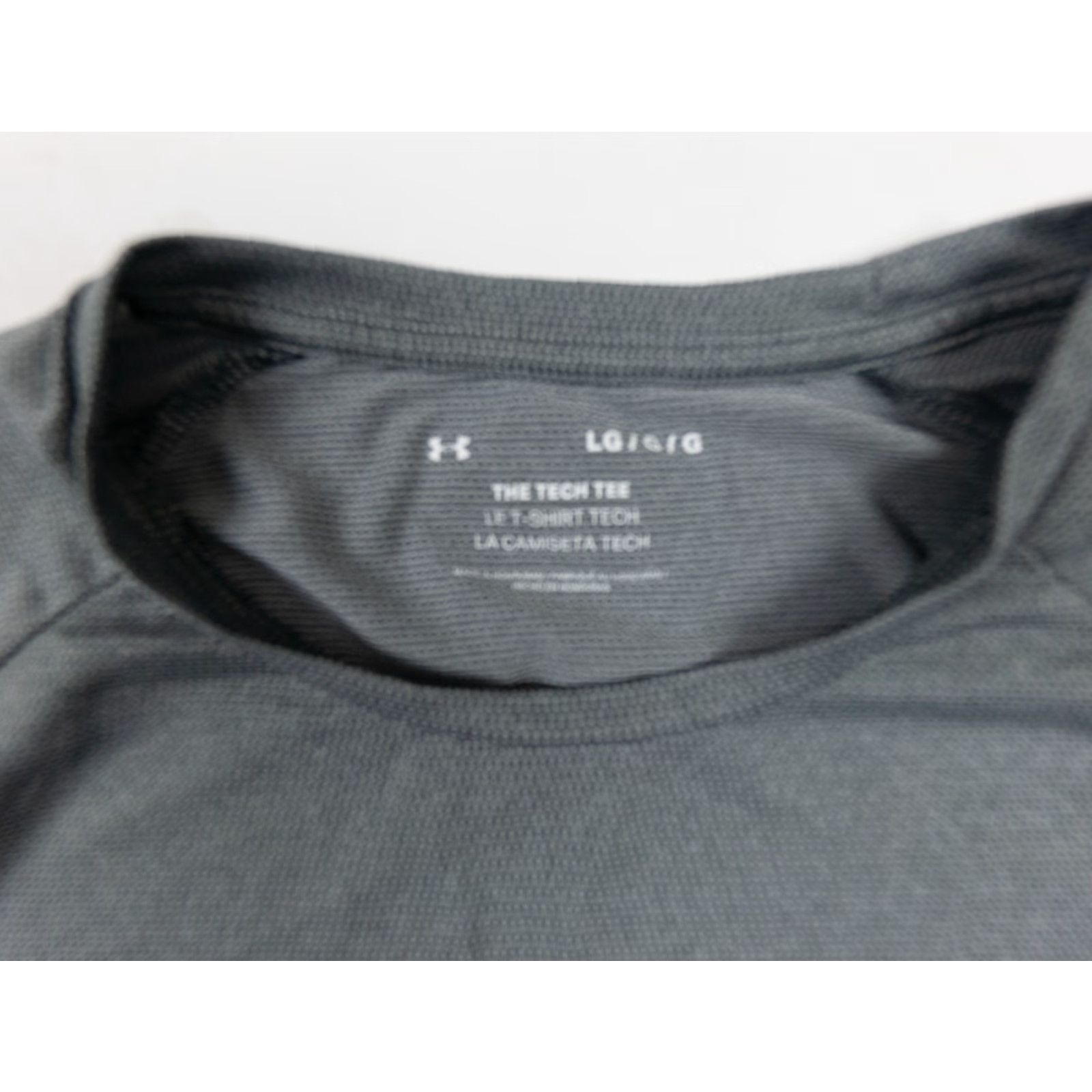 Under Armour Under Armour The Tech Tee Shirt Adult Large Gray Short Sleeve Workout Activewear Logo T-Shirt Men Size US L / EU 52-54 / 3 - 4 Thumbnail
