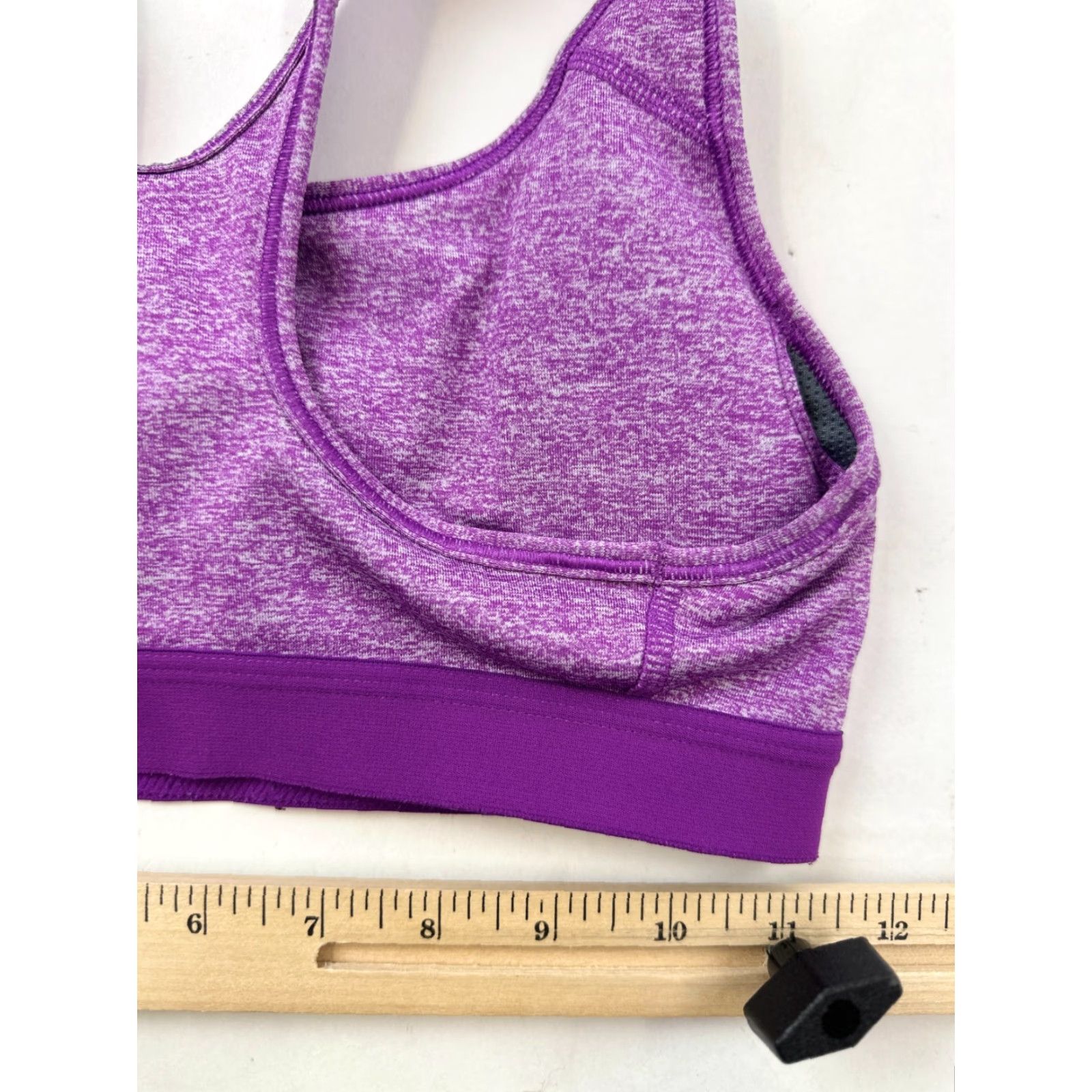 Nike Nike Sports Bra Womens XS Purple Dri Fit Workout Activewear Support Lightweight Size ONE SIZE - 5 Thumbnail