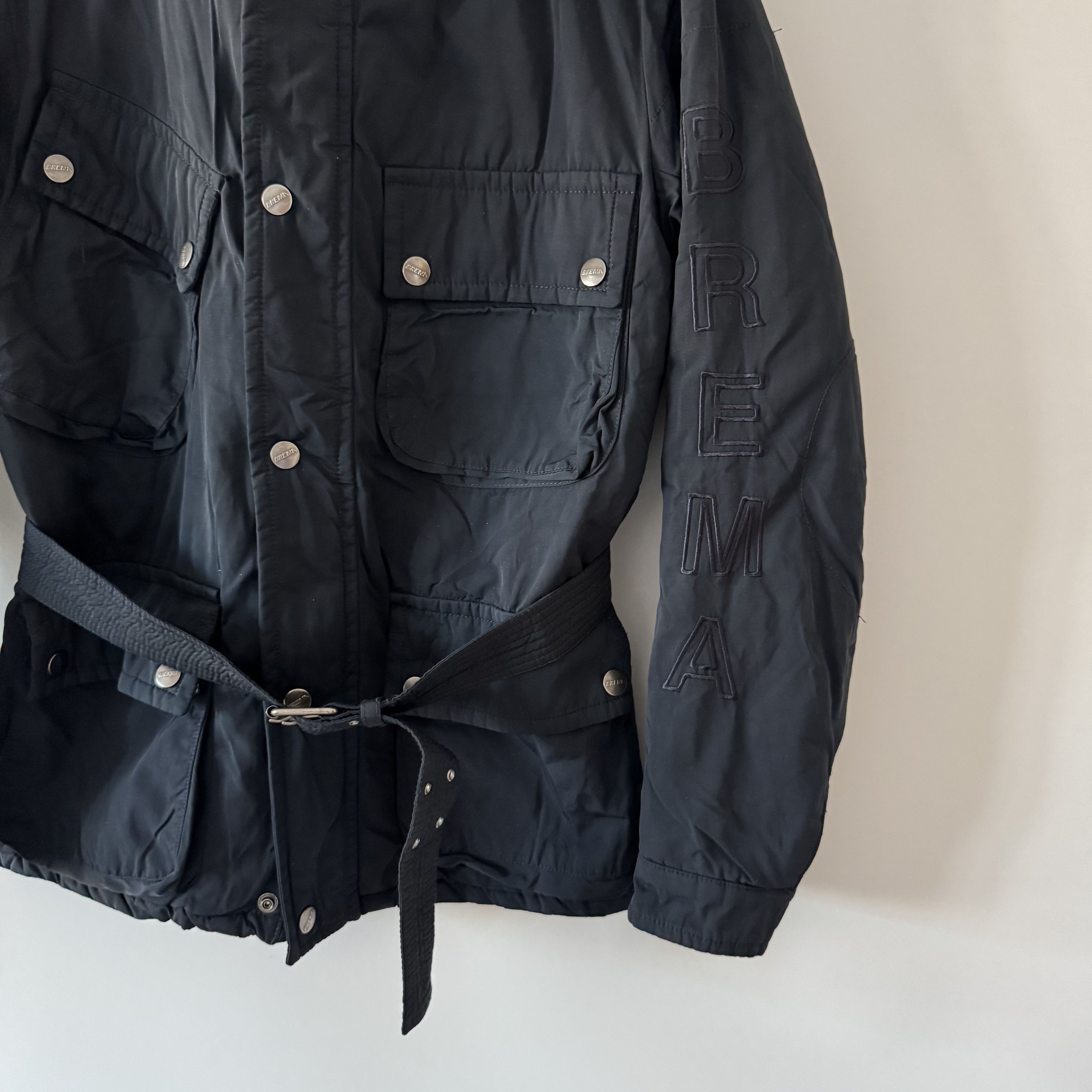 Other Men's Brema Motorcycle Navy Belted Jacket Size 48 Size US M / EU 48-50 / 2 - 9 Thumbnail