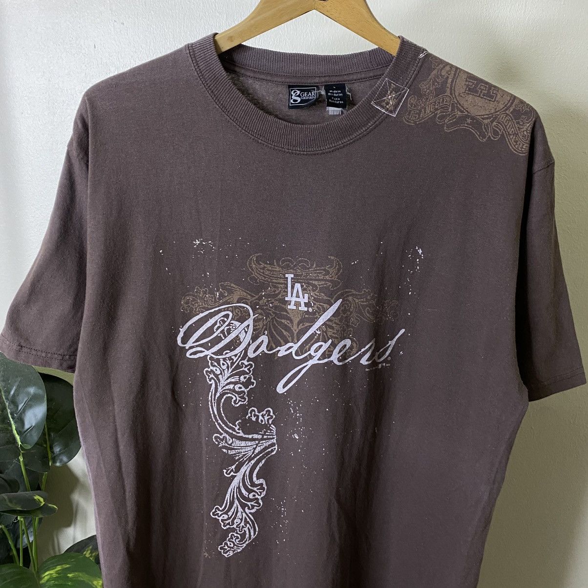 Gear for Sports Y2K LA Dodgers MLB Affliction Design Faded T Shirt Size US L / EU 52-54 / 3 - 2 Thumbnail