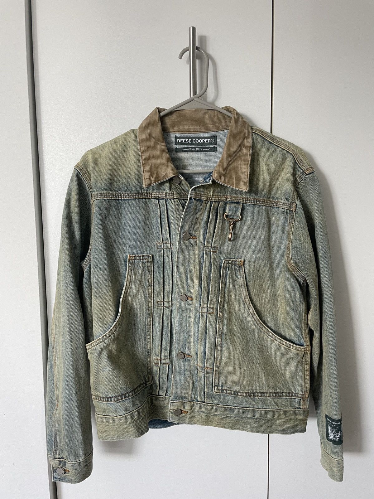 Reese Cooper REESE COOPER Trucker-Style Denim Jacket Size US S / EU 44-46 / 1 - 1 Thumbnail