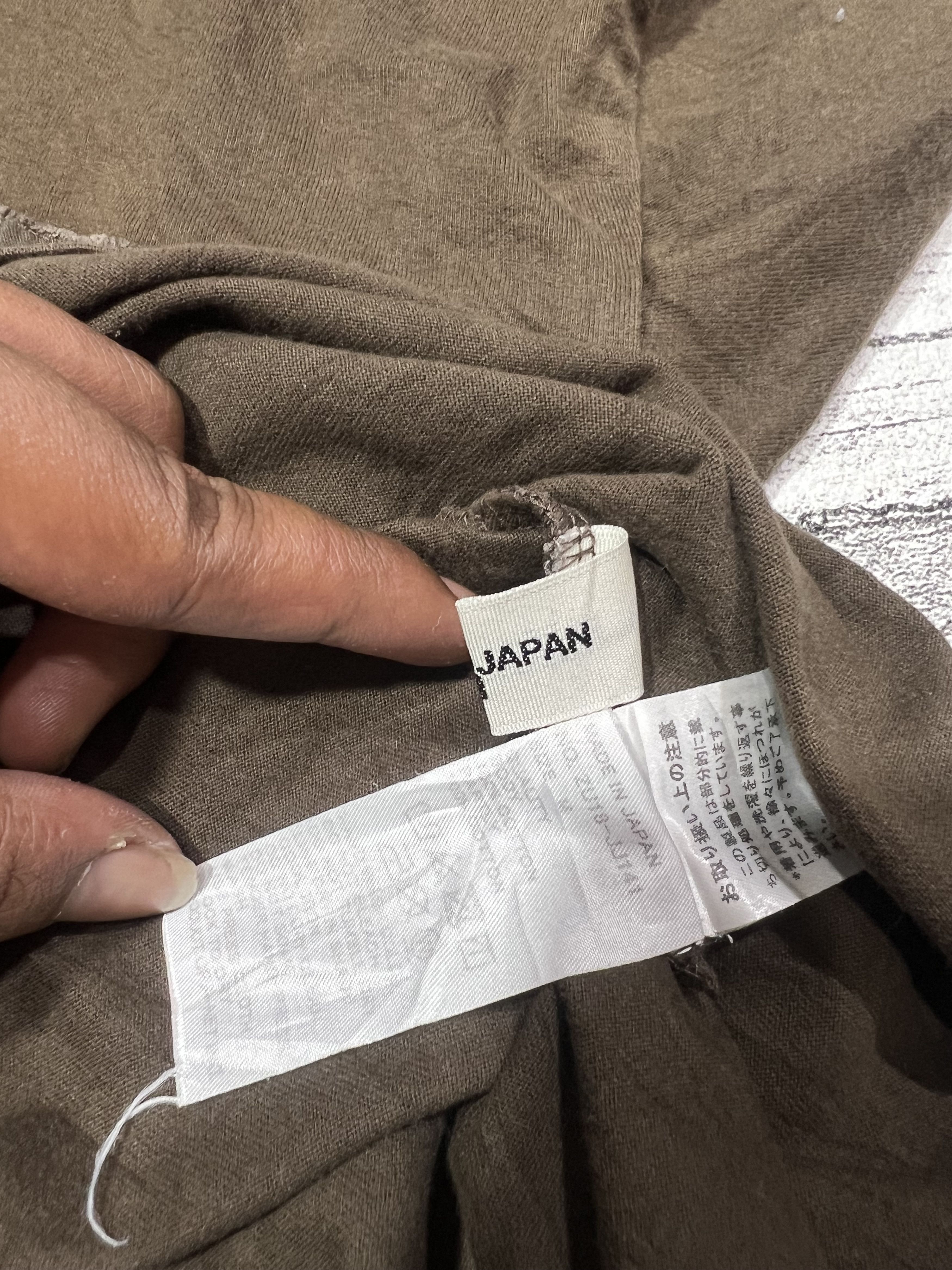 Issey Miyake 2000s Cabane de Zucca Script Logo Print Longsleeve Tee Shirt Size US L / EU 52-54 / 3 - 7 Thumbnail
