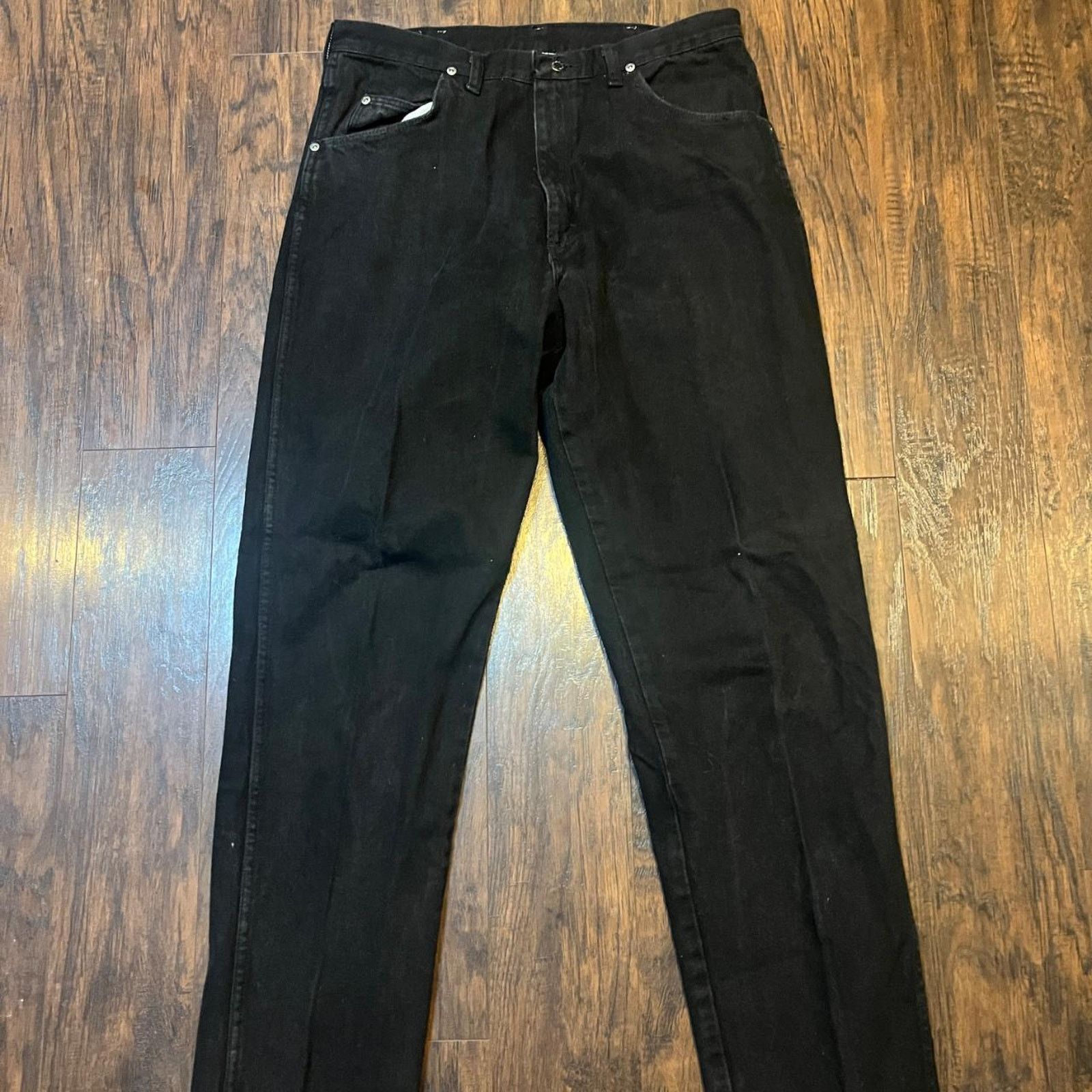 Wrangler Vintage black wrangler workwear jeans Size US 36 / EU 52 - 1 Thumbnail