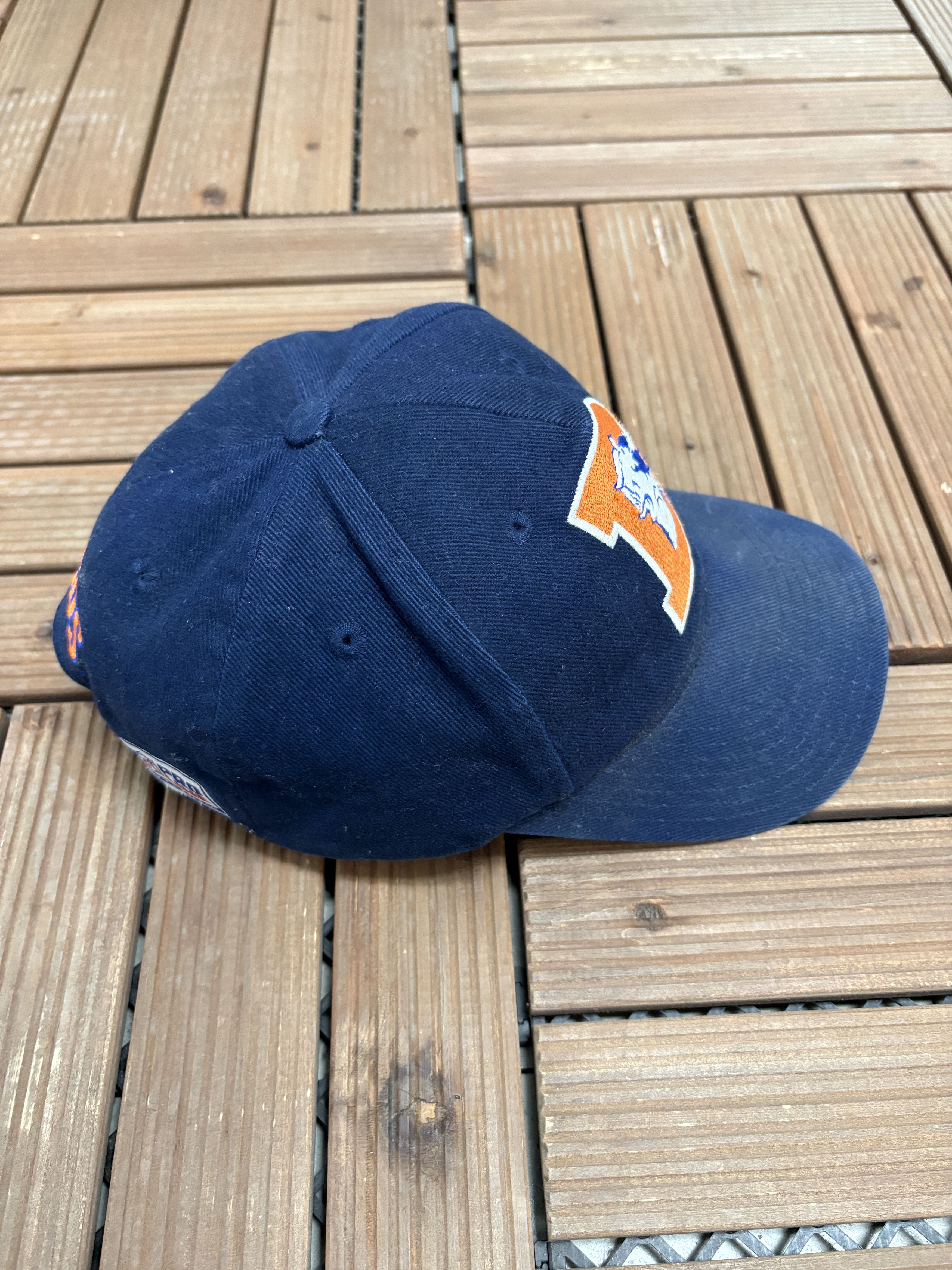 Nike × Vintage Denver Broncos Vintage Nike Blue Snap Back Hat Size ONE SIZE - 4 Thumbnail