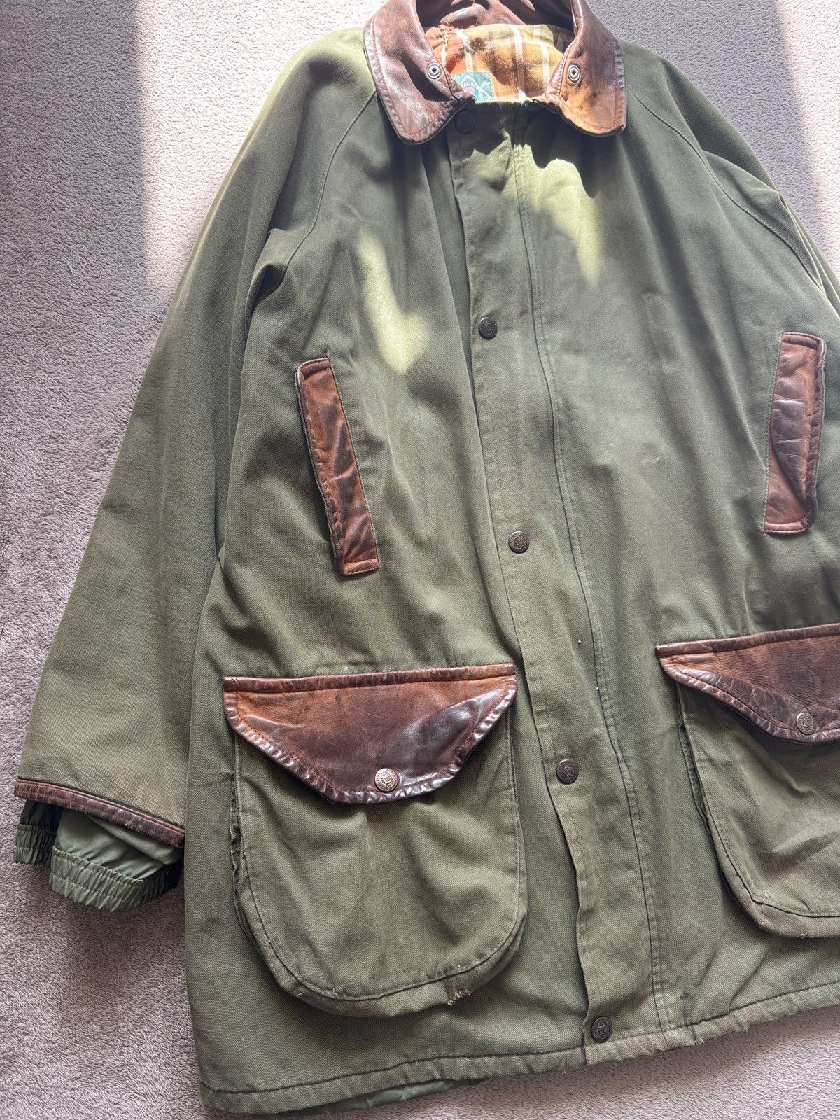 Barbour Vintage Royal Scott Coat Jacket fishing hunting farm british Size US L / EU 52-54 / 3 - 2 Thumbnail
