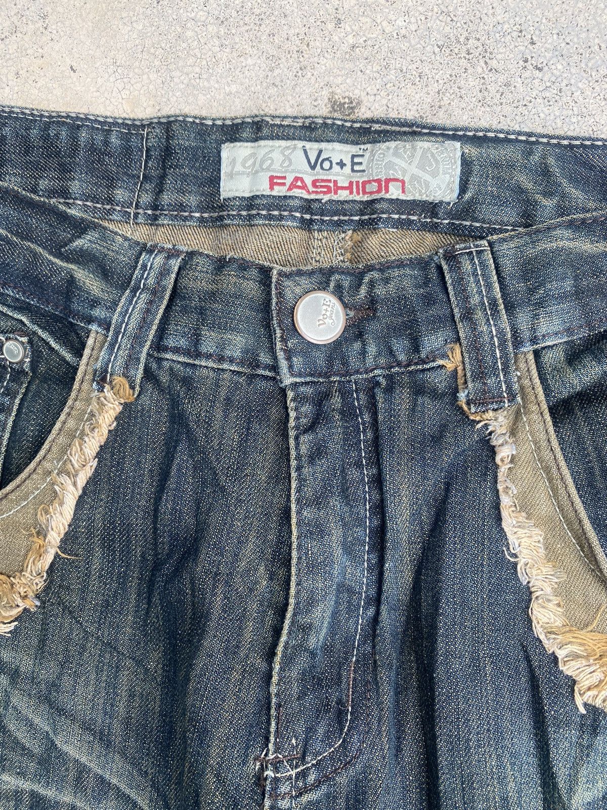 Le Grande Bleu (L.G.B.) Japanese Brand Vo+E Heavy Clawmark Cowboy Style Jeans Size US 32 / EU 48 - 5 Thumbnail