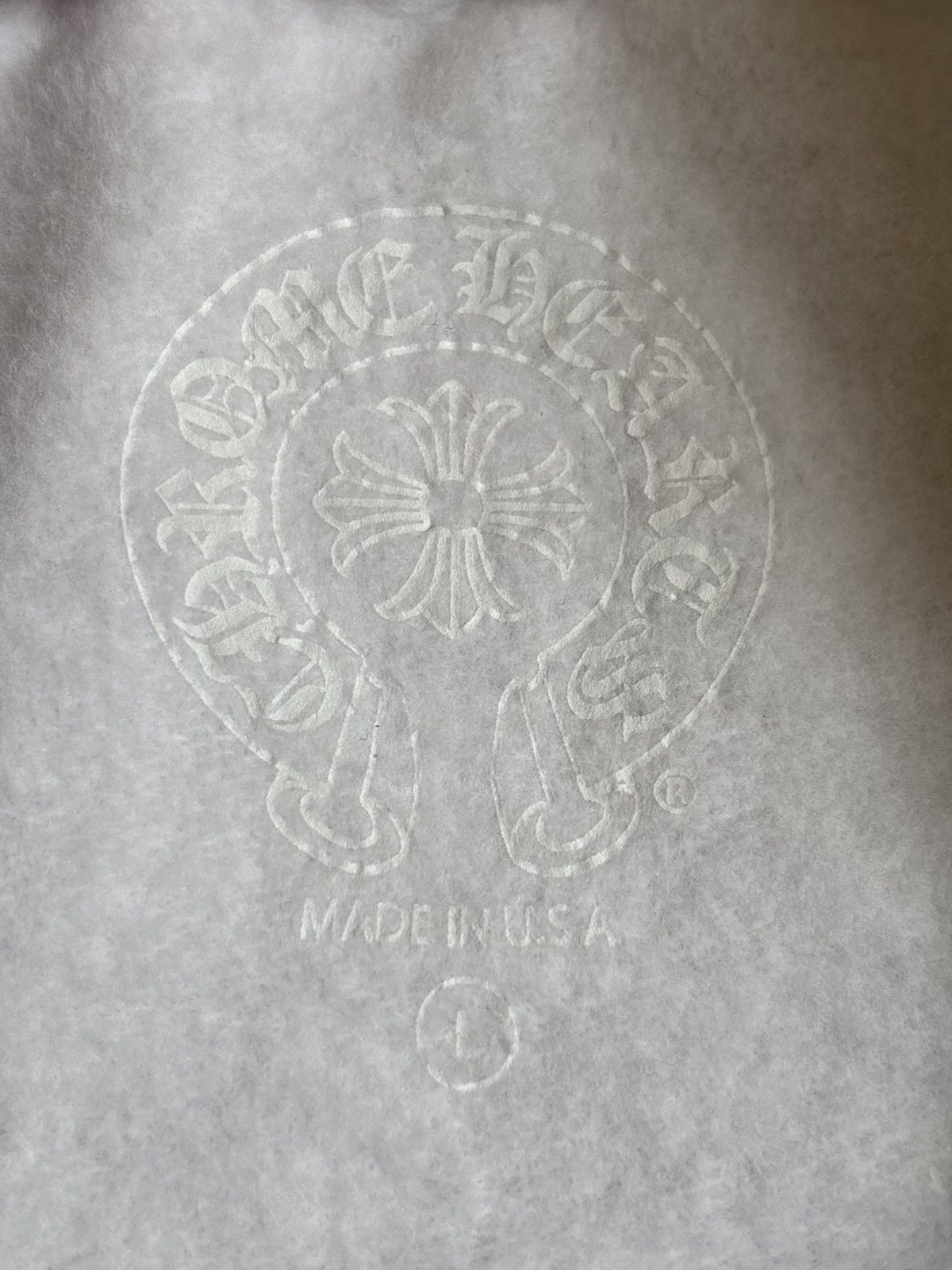 Chrome Hearts Chrome Hearts White Scroll Zipup Hoodie Size US L / EU 52-54 / 3 - 6 Thumbnail