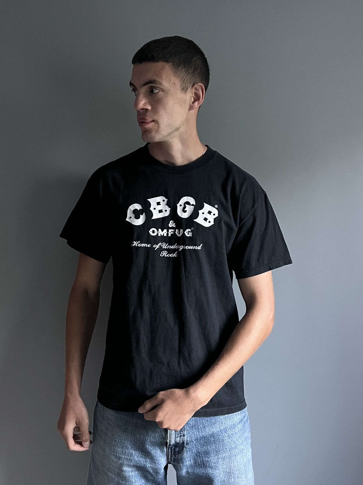 Band Tees × Seditionaries × Vintage Vintage CBGB Om Fug T-shirt Size US L / EU 52-54 / 3 - 4 Thumbnail