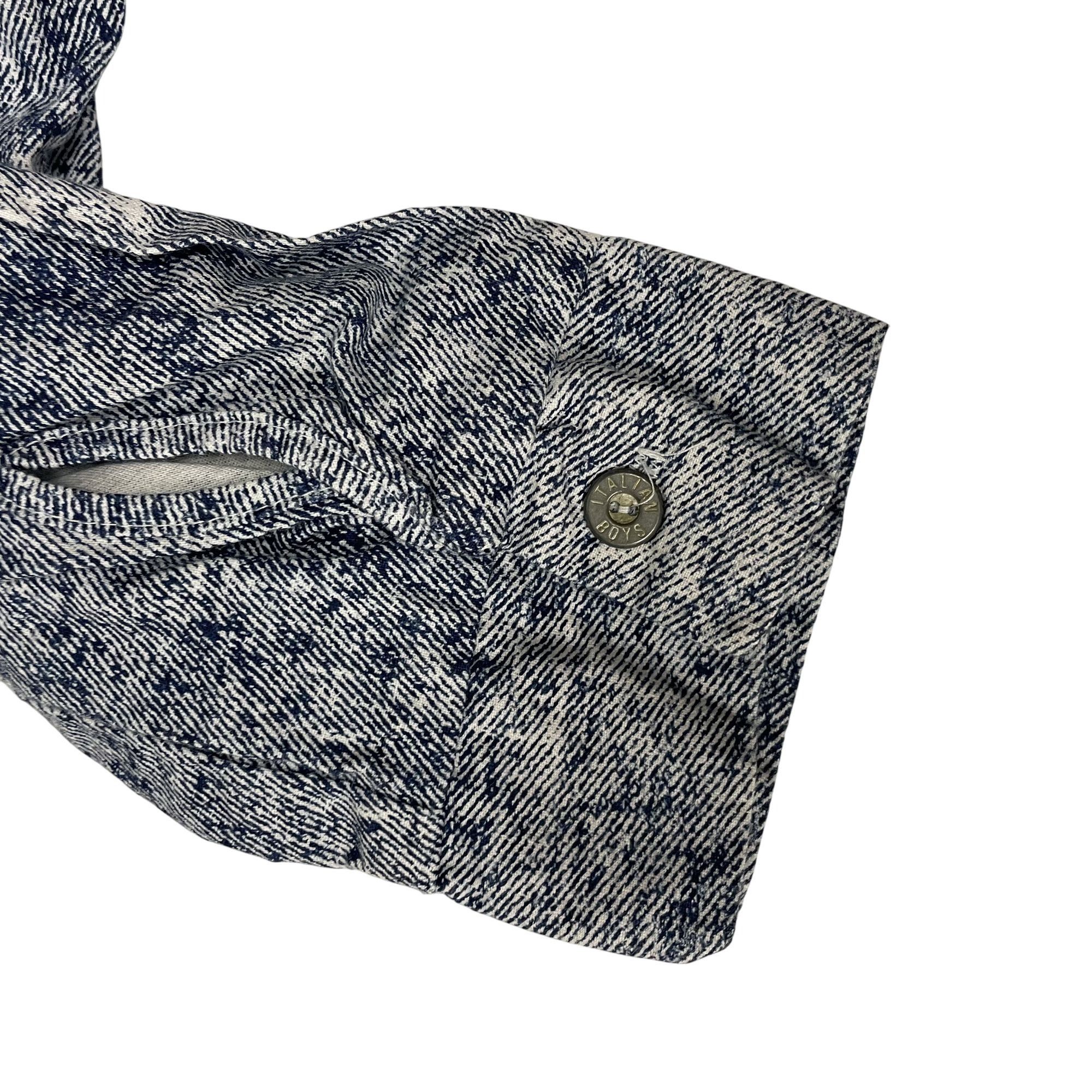 Other Vtg Italian Boys Aldo Gianne STONE WASH Streetwear Shirt Size US S / EU 44-46 / 1 - 13 Thumbnail