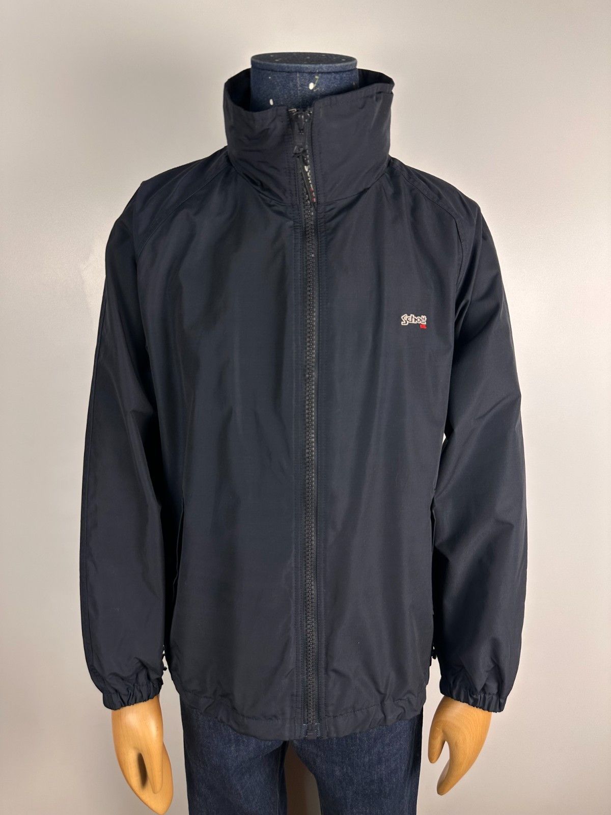 Schott Schott NYC Windbreaker Jacket Men’s Black Size L Size US L / EU 52-54 / 3 - 1 Thumbnail