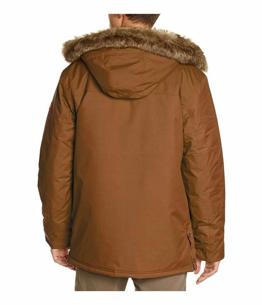 Quiksilver QUIKSILVER FERRIS PARKA BROWN COAT - SMALL DEFECT Size US M / EU 48-50 / 2 - 3 Thumbnail
