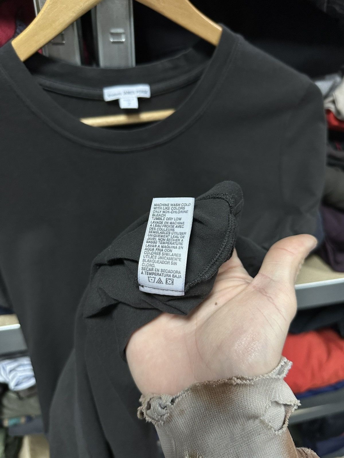 James Perse Standard James Perse Women’s T-Shirt Black Tee USA Size 2 Size M / US 6-8 / IT 42-44 - 10 Thumbnail