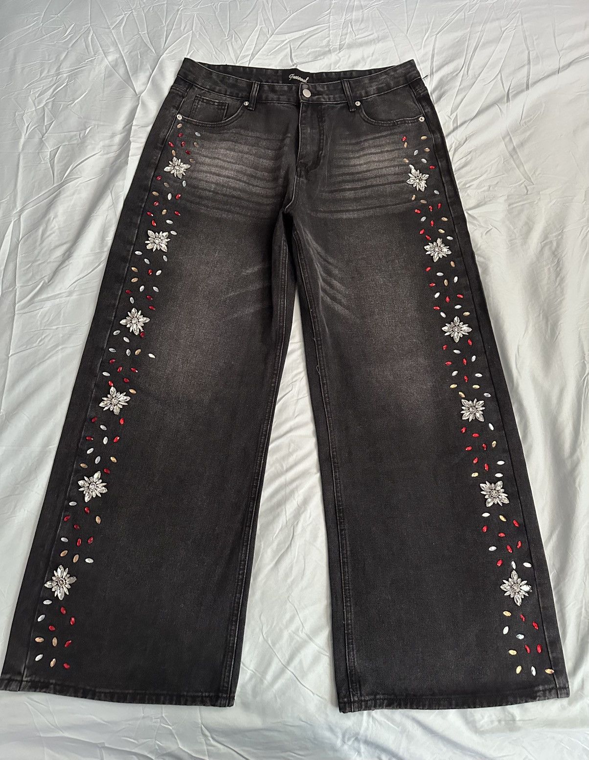 Japanese Brand Fraternal Desires ‘Interstellar’ Black Jeans Size US 36 / EU 52 - 3 Thumbnail