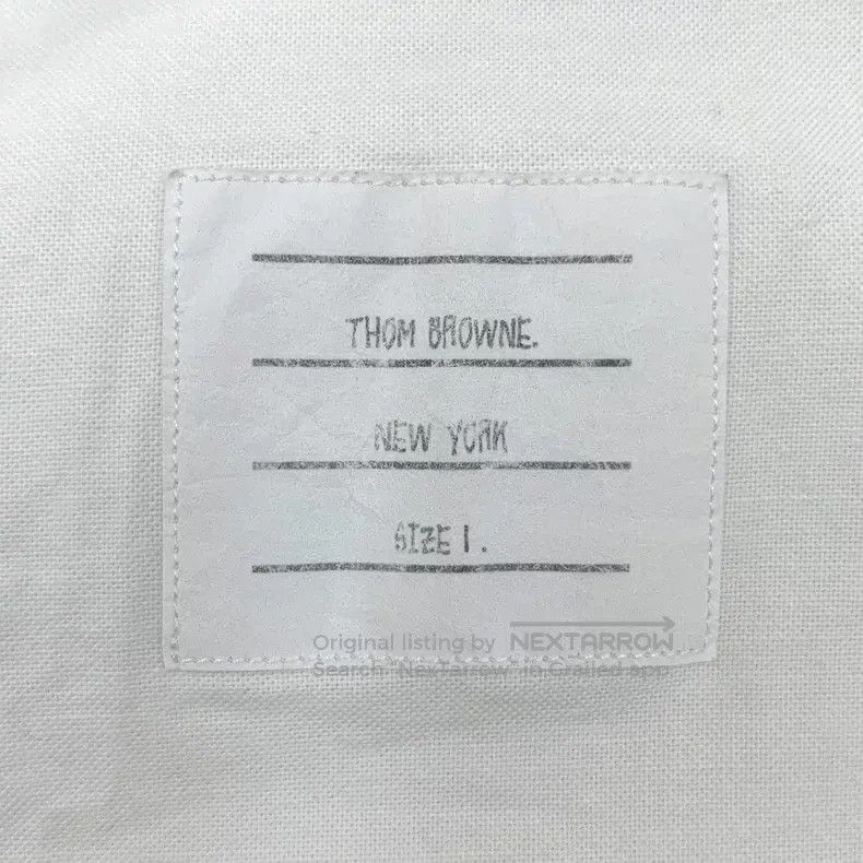 Thom Browne Thom Browne Long-sleeved shirt with single row of buttons Size US S / EU 44-46 / 1 - 5 Thumbnail
