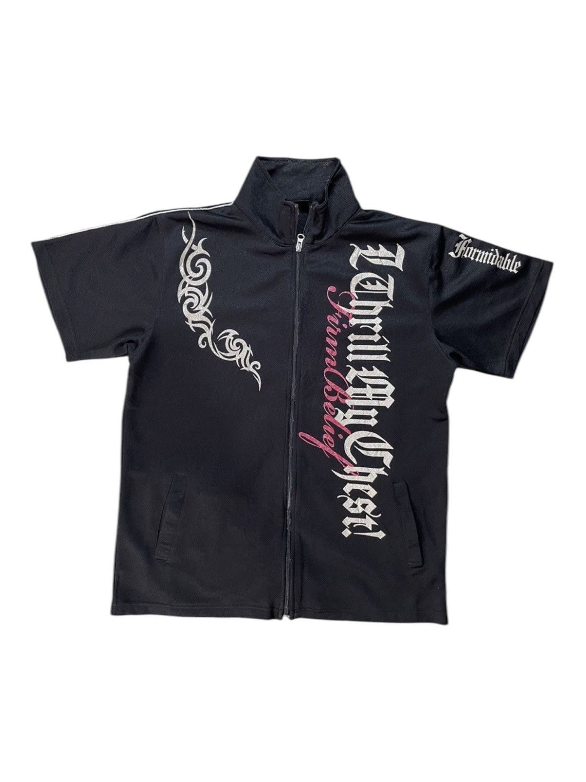 Japanese Brand × Other × Vintage Japanese Poem Track Jacket gothic lgb ifsix style Size US L / EU 52-54 / 3 - 1 Thumbnail